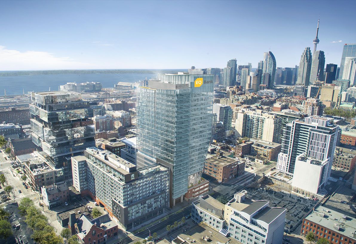 Image of 25 Ontario Street to be known as EQ Bank Tower after major leasing deal