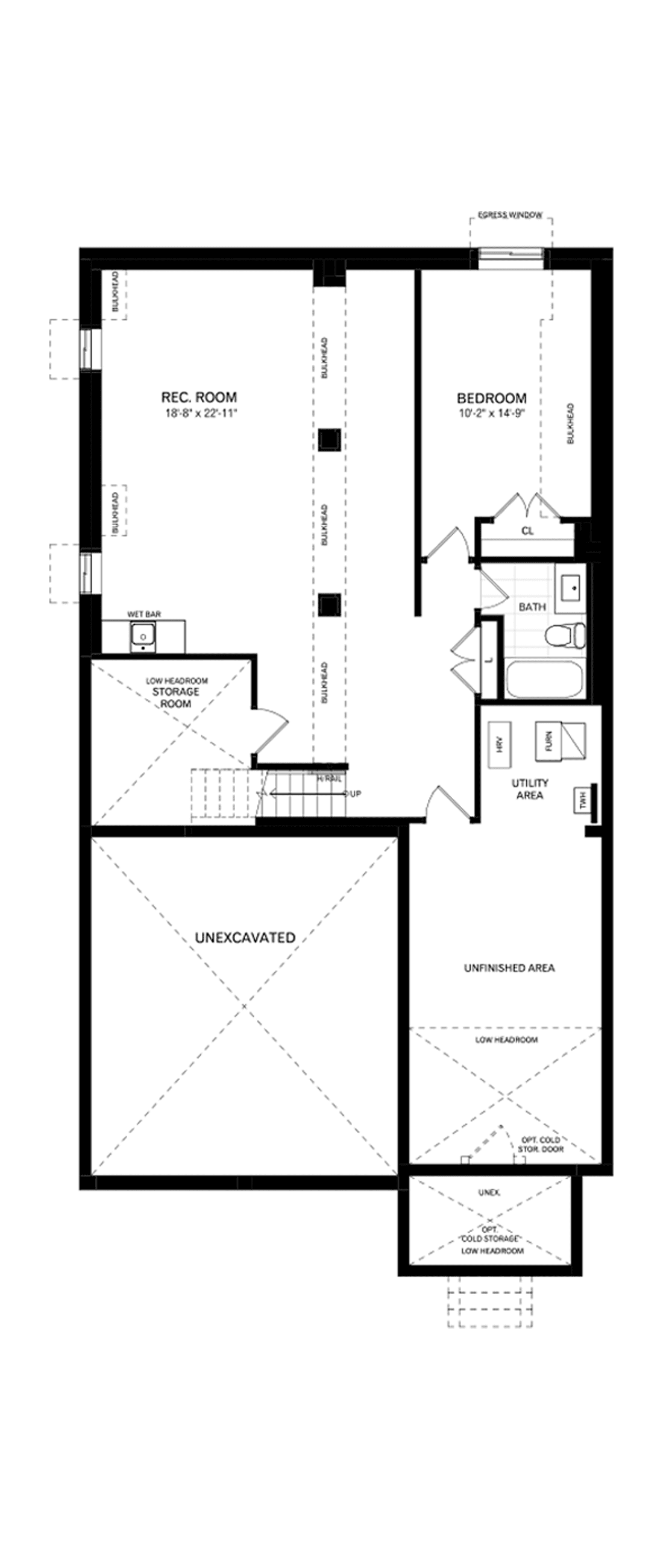 Basement - Full House Edition Architectural blackline