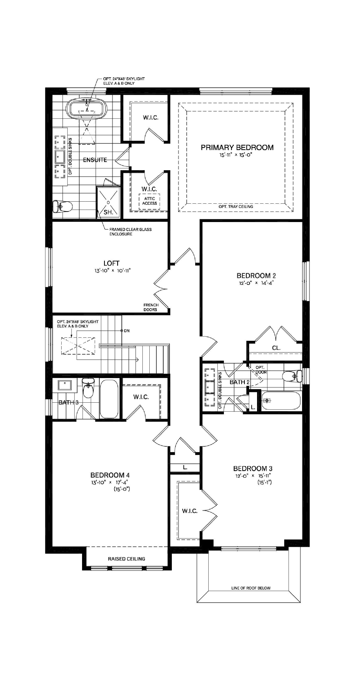 Second Floor Architectural blackline