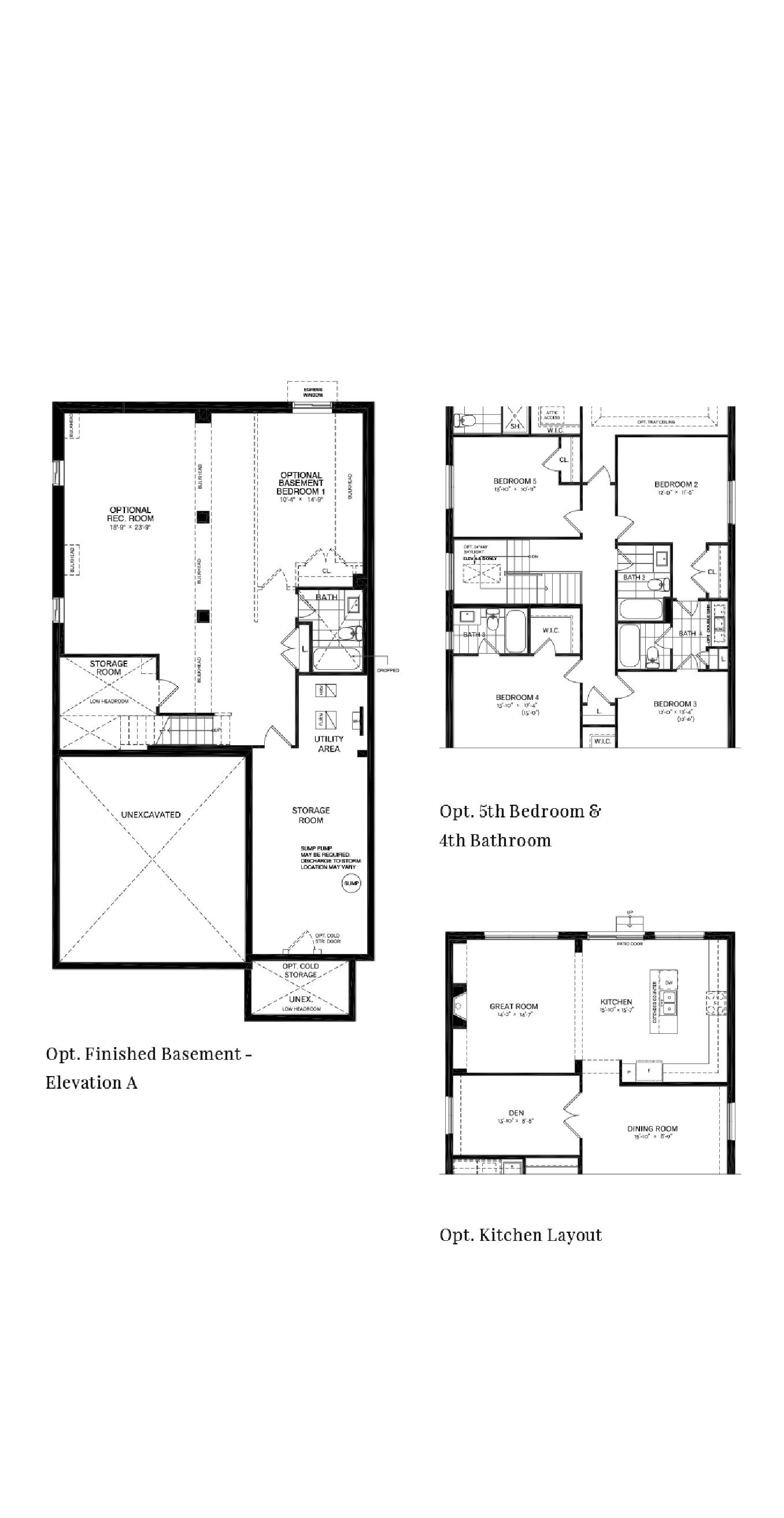 Full House Selections Architectural blackline