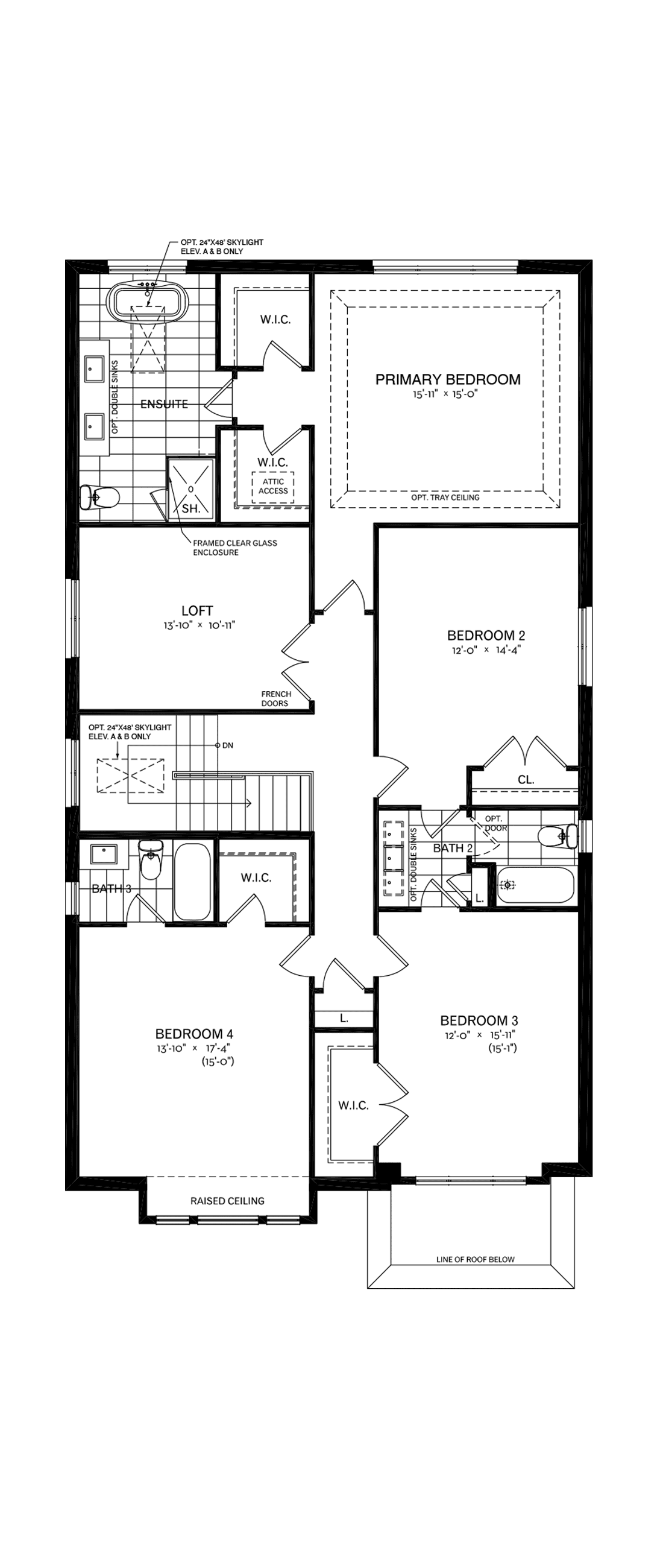 Second Floor Architectural blackline