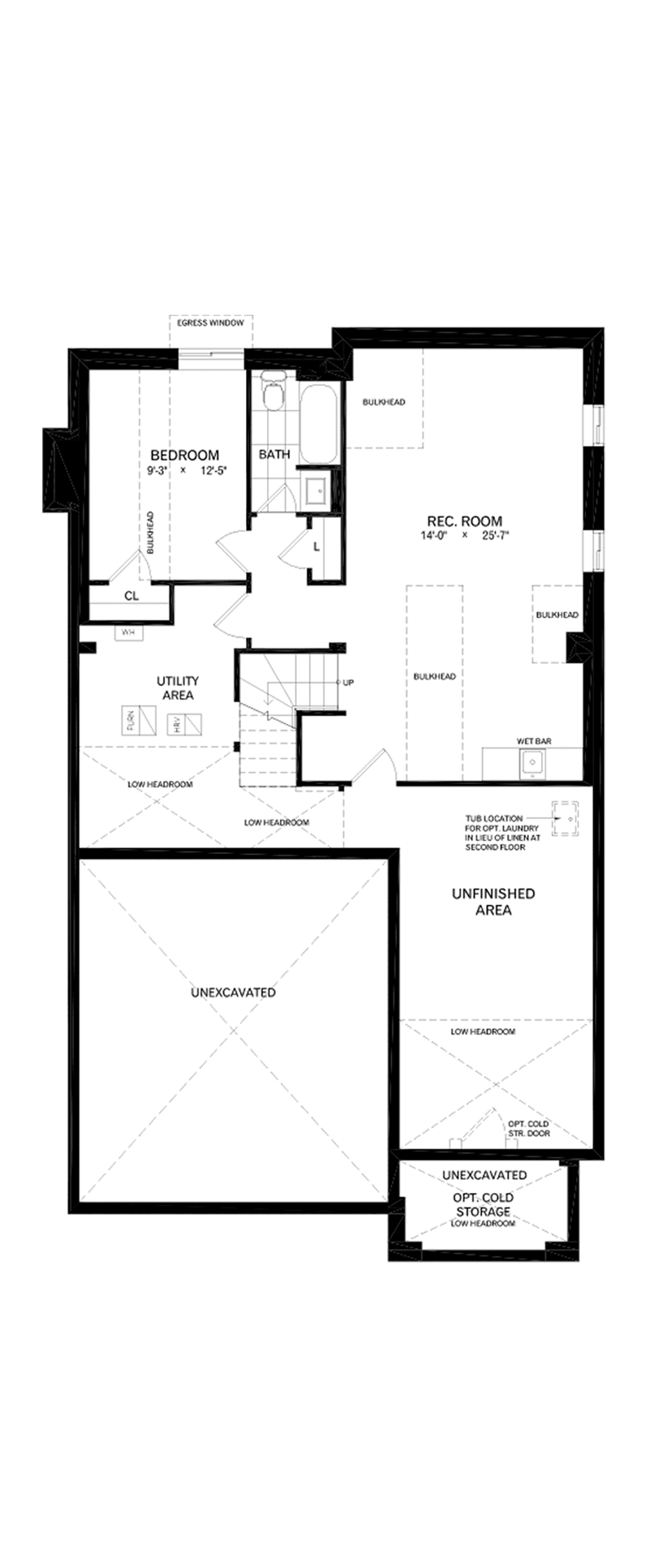 Basement - Full House Edition Architectural blackline