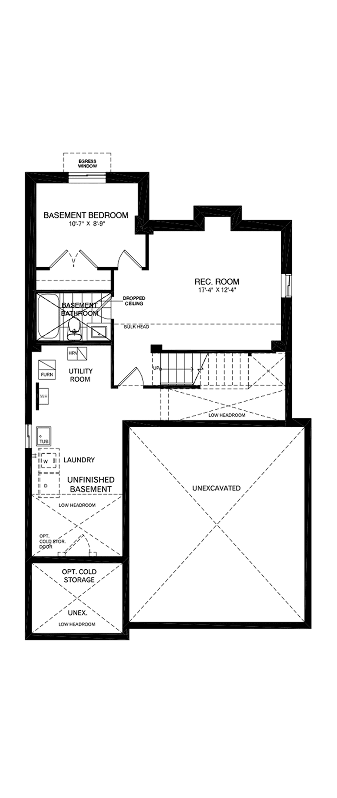 Basement - Full House Edition Architectural blackline