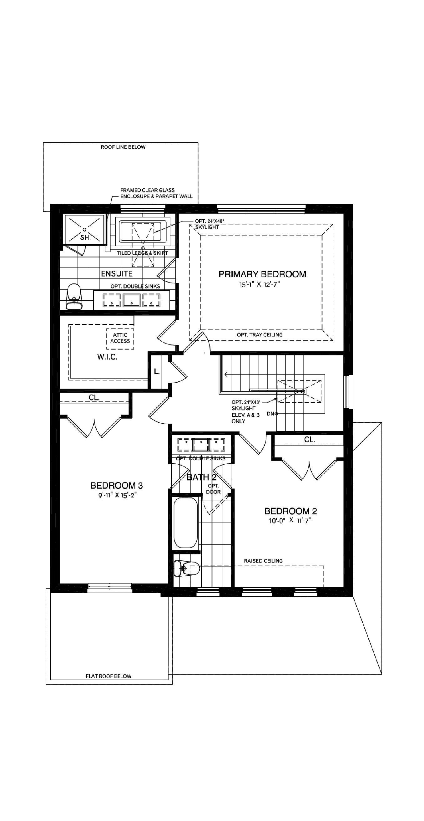 Second Floor Architectural blackline