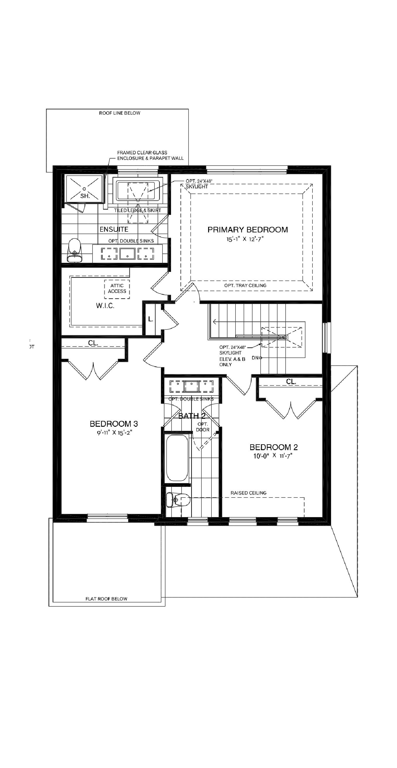 Second Floor Architectural blackline