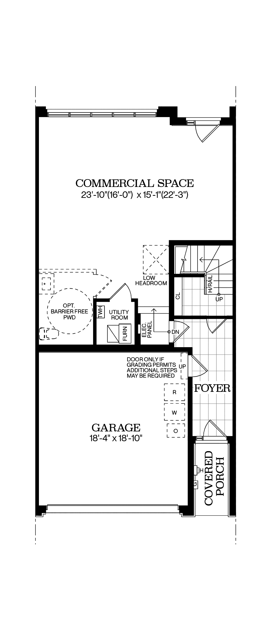 Ground Floor Architectural blackline