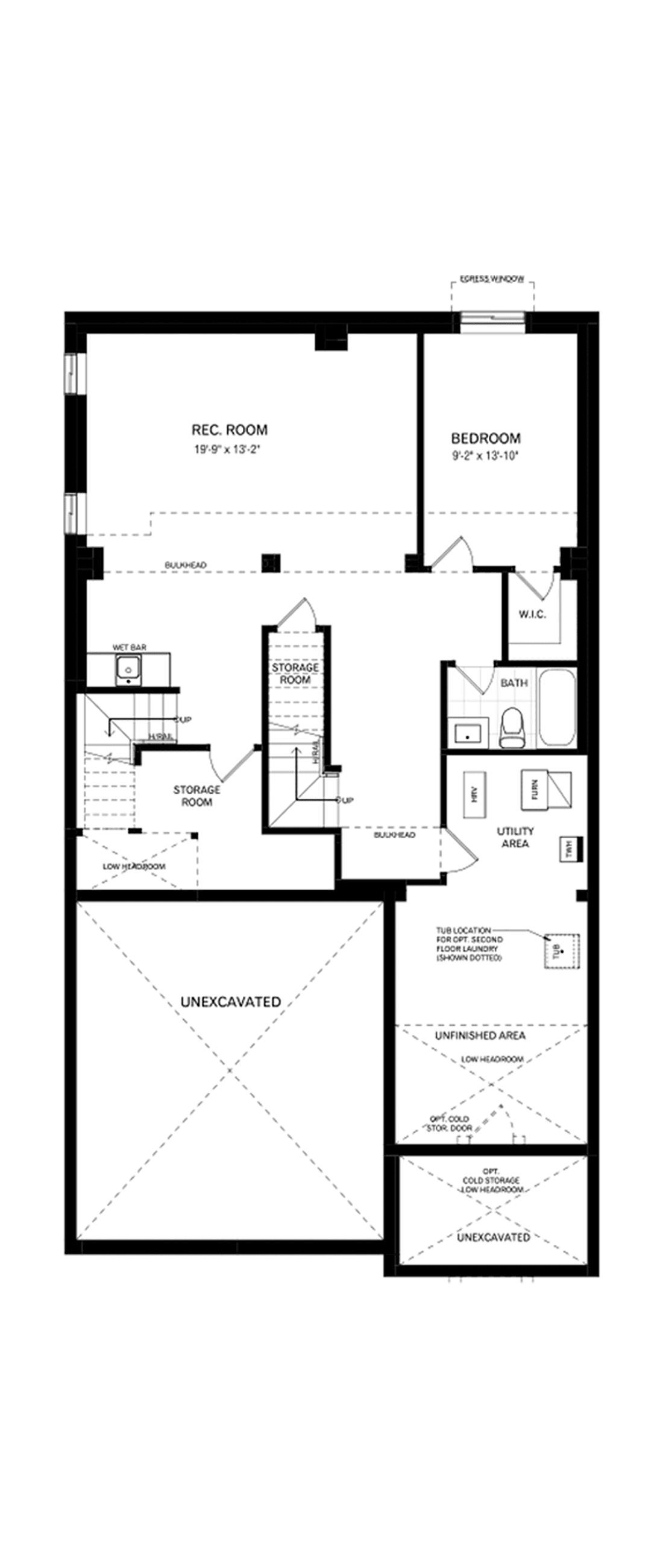 Basement - Full House Edition Architectural blackline