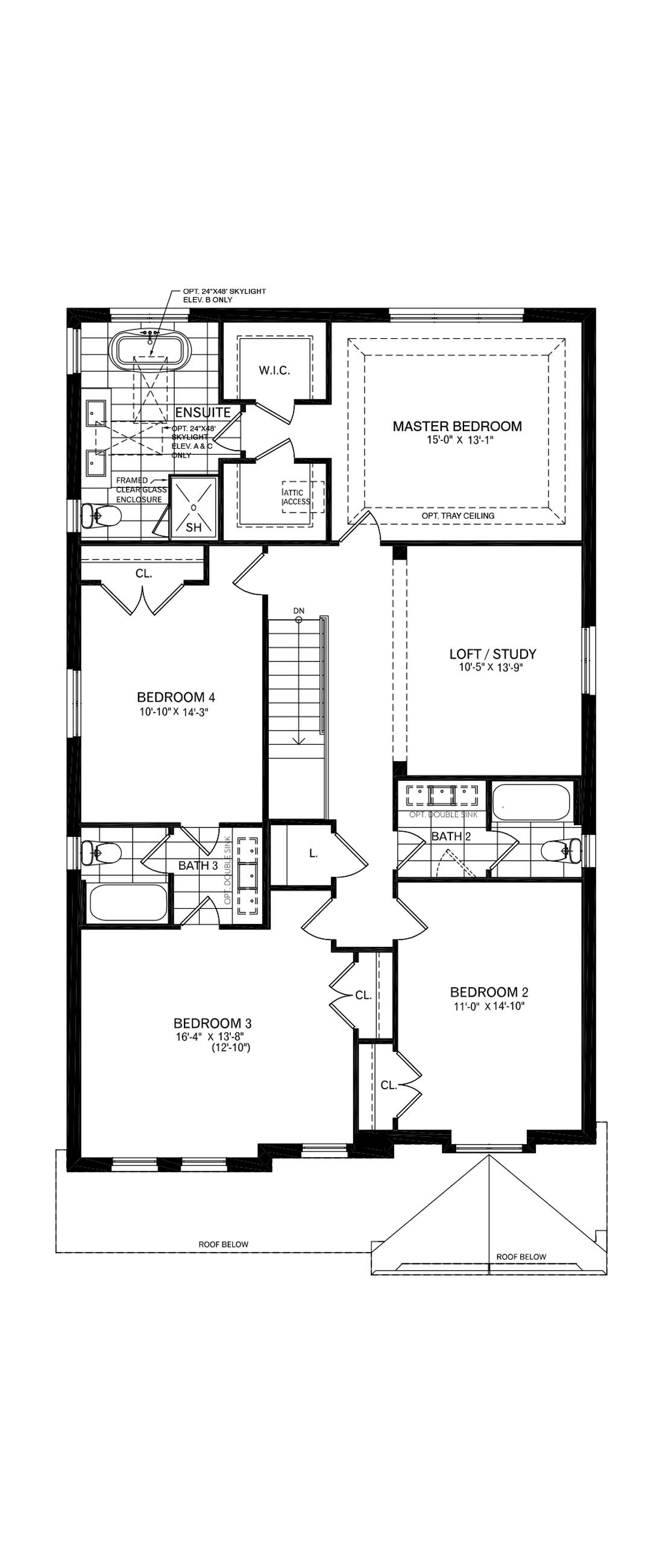 Second Floor Architectural blackline