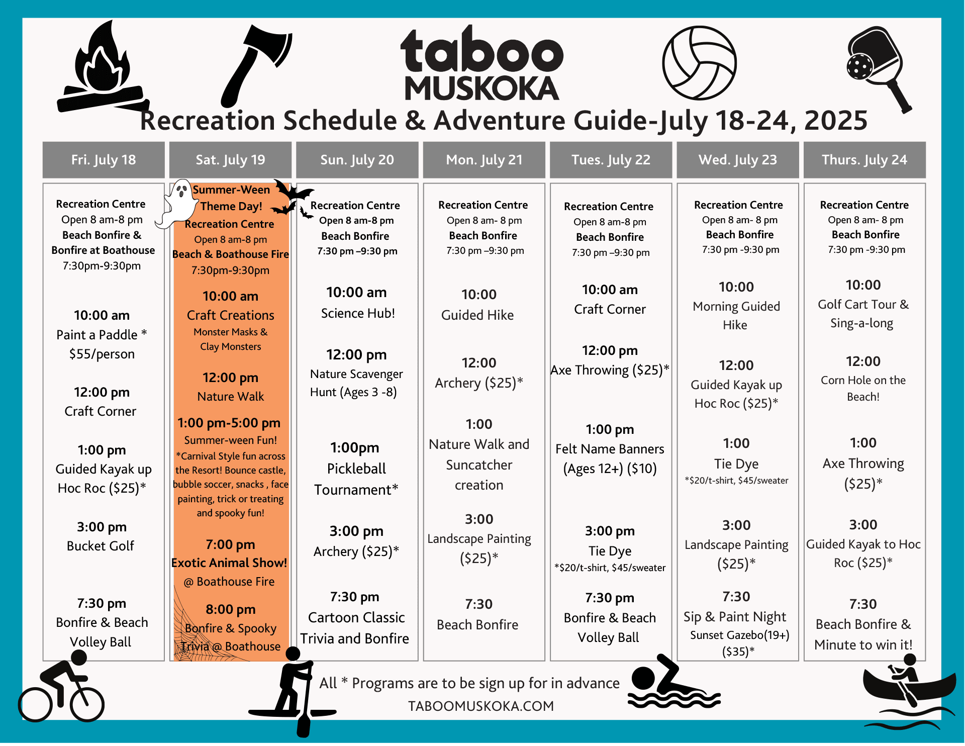 Recreation Activities
