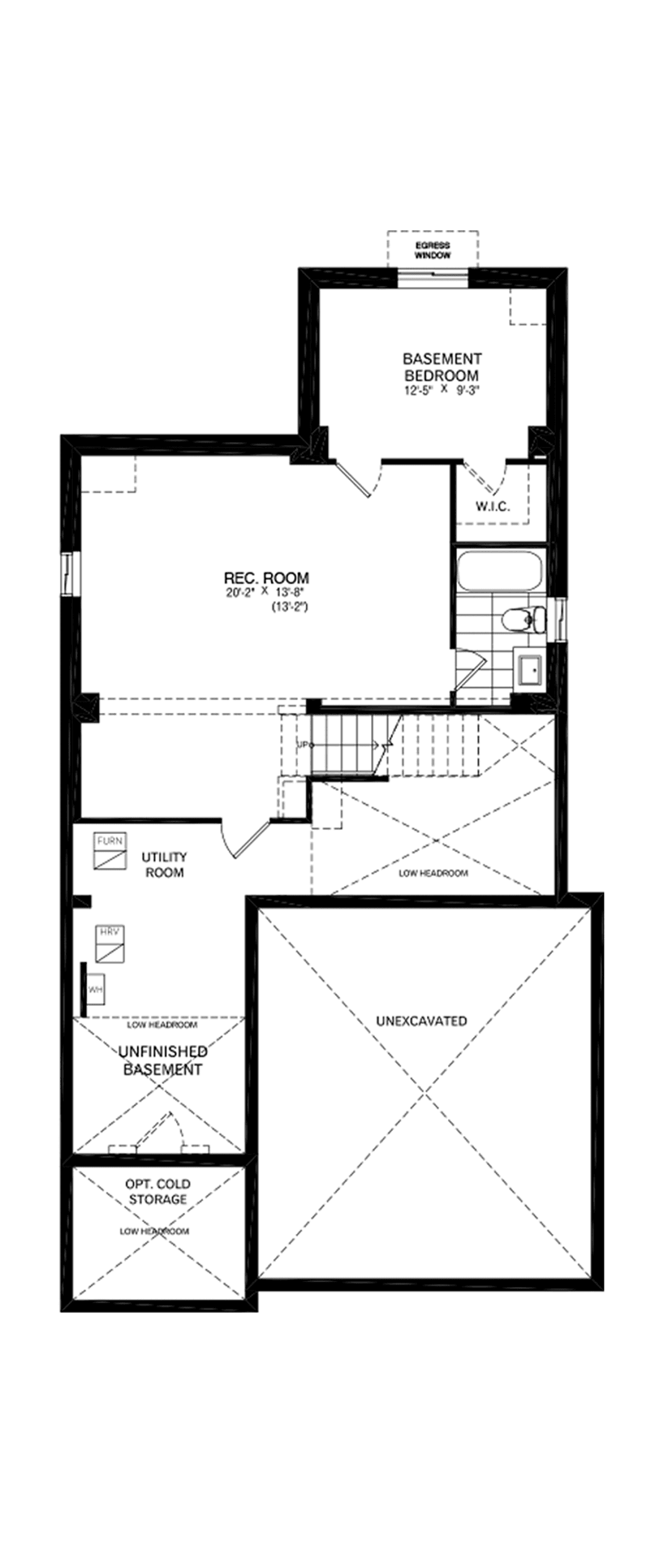 Basement - Full House Edition Architectural blackline