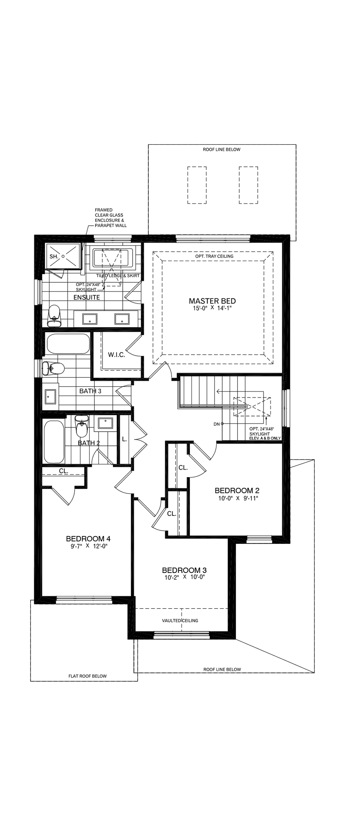 Second Floor Architectural blackline