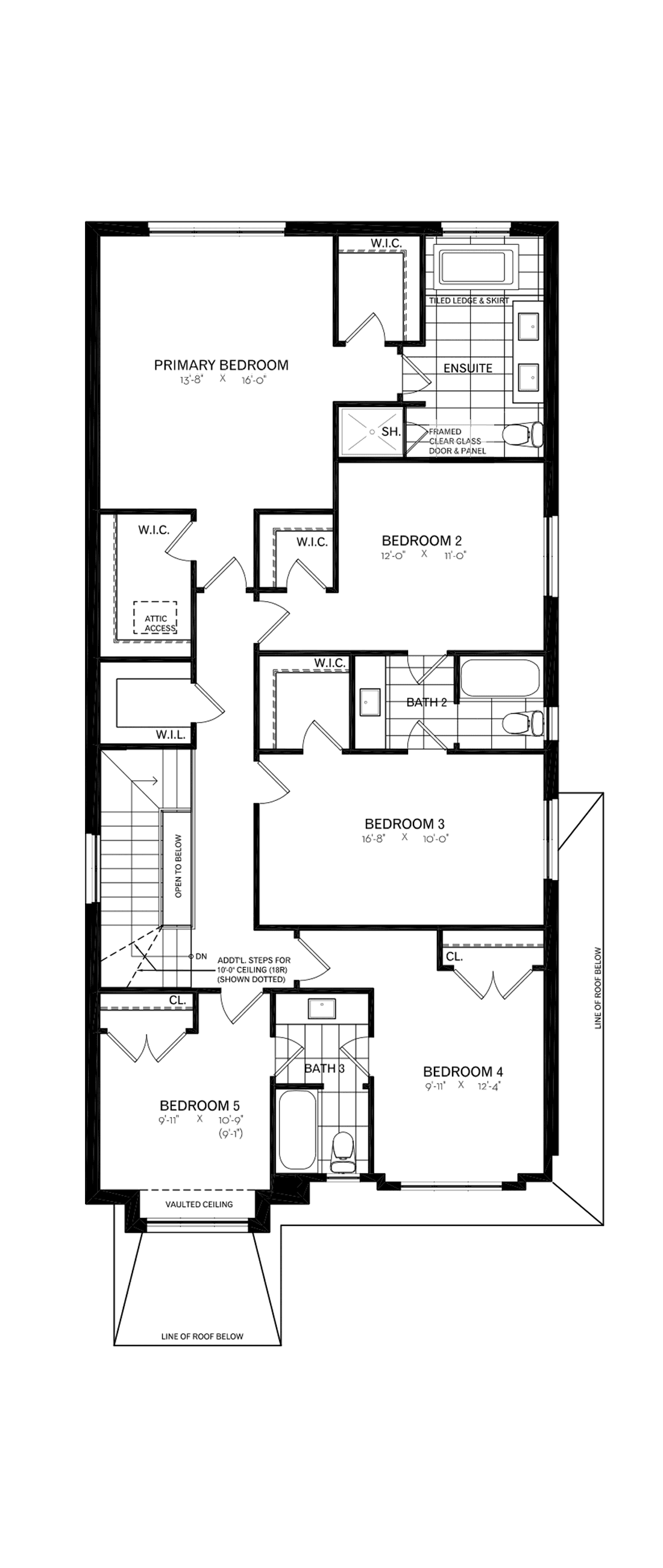 Second Floor Architectural blackline