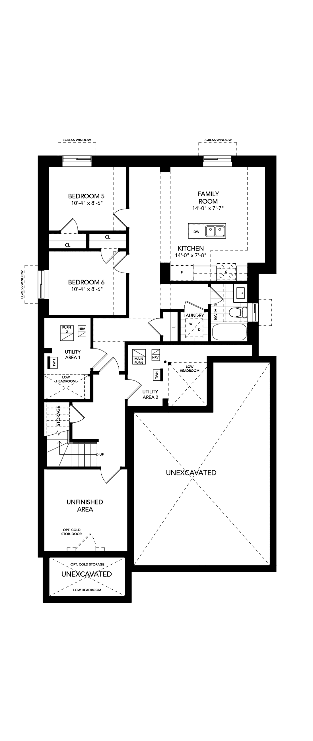 Basement Architectural blackline
