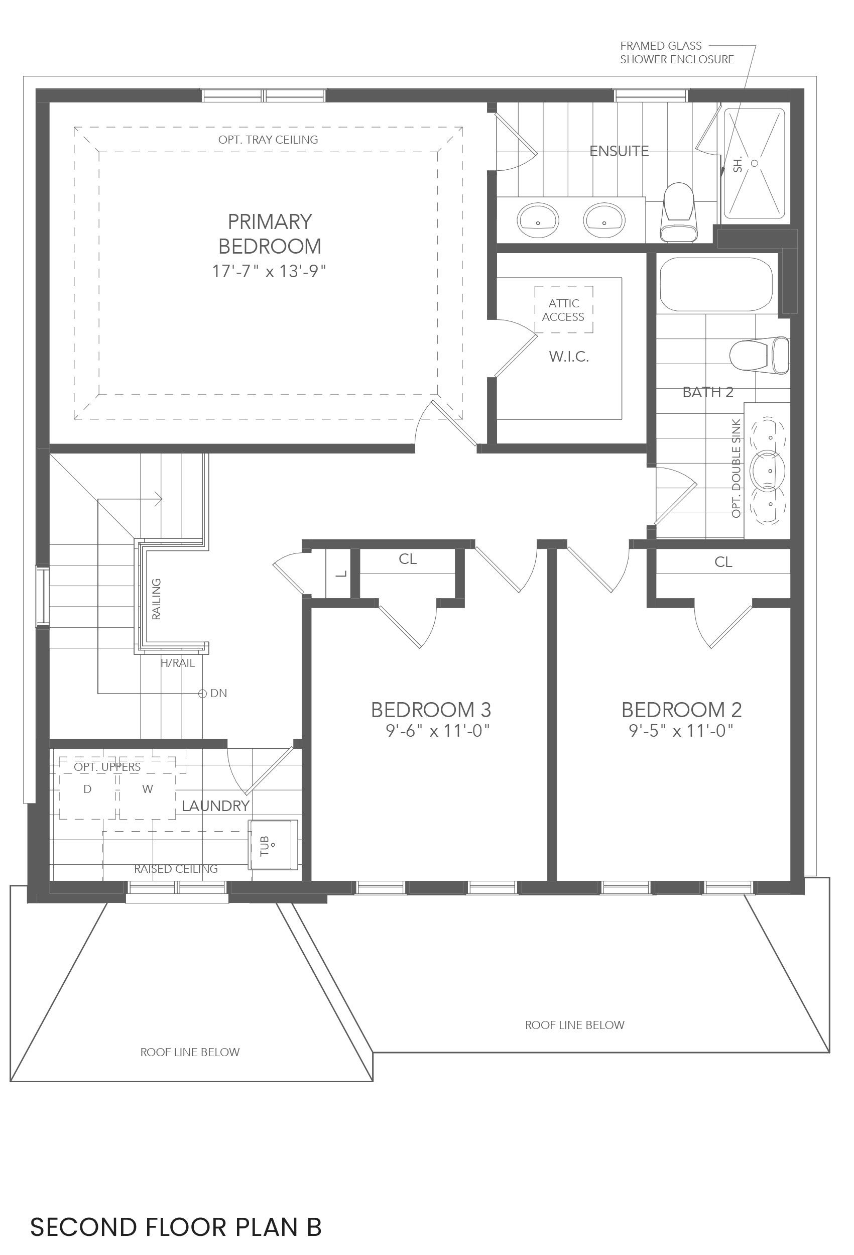 Second Floor Architectural blackline