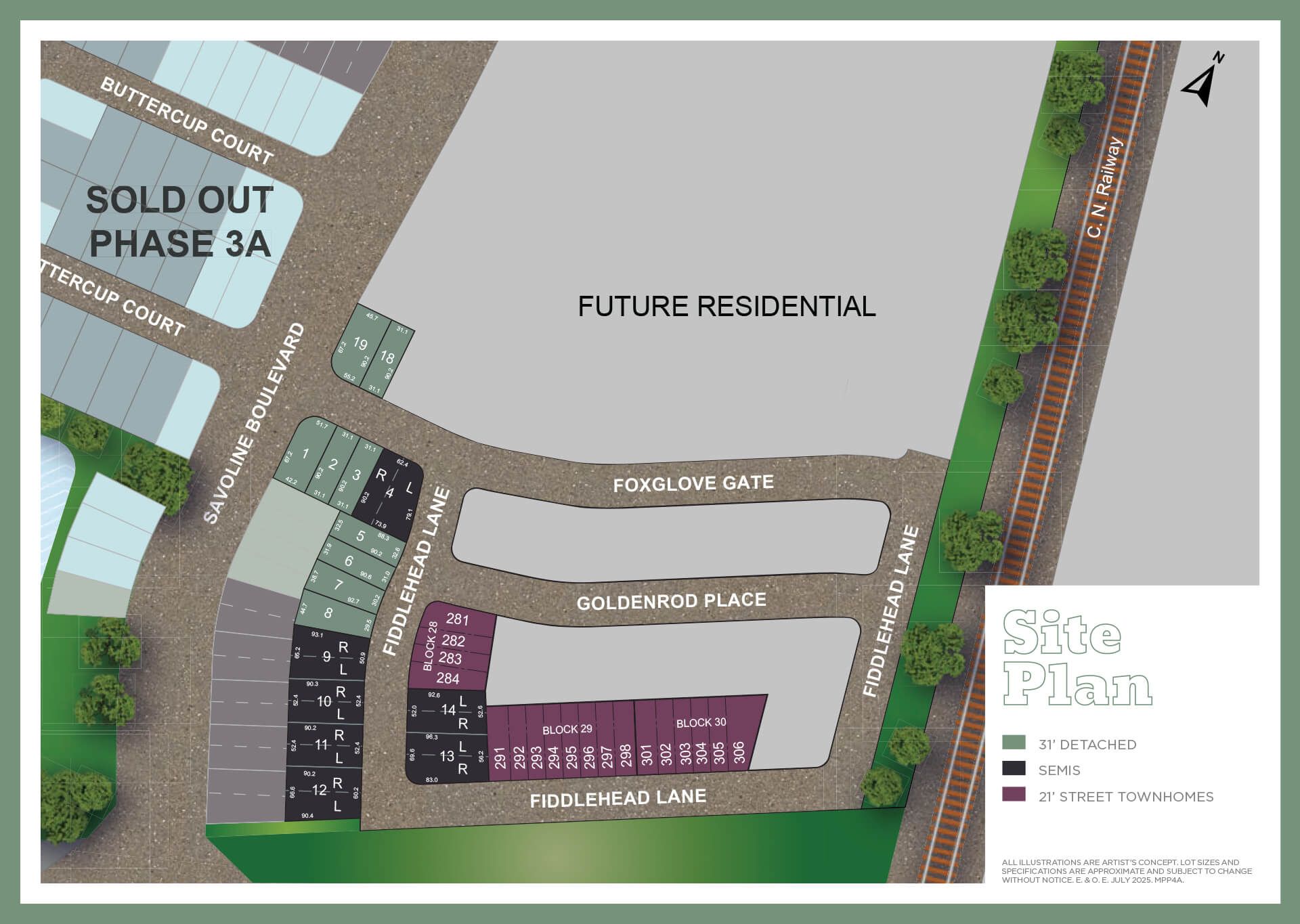 Milton Village MPP4A site plan