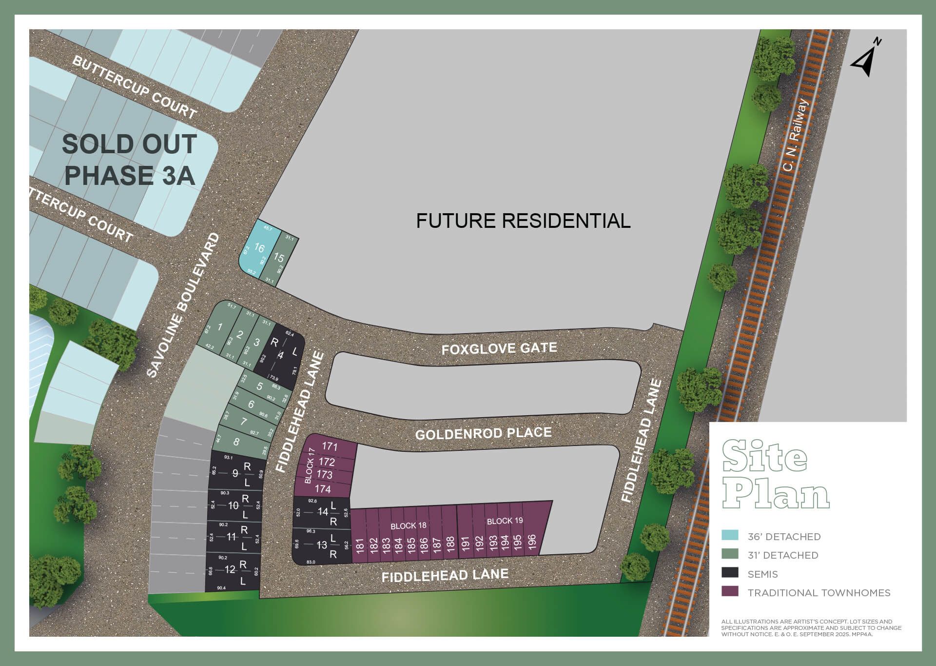 Milton Village MPP4A site plan