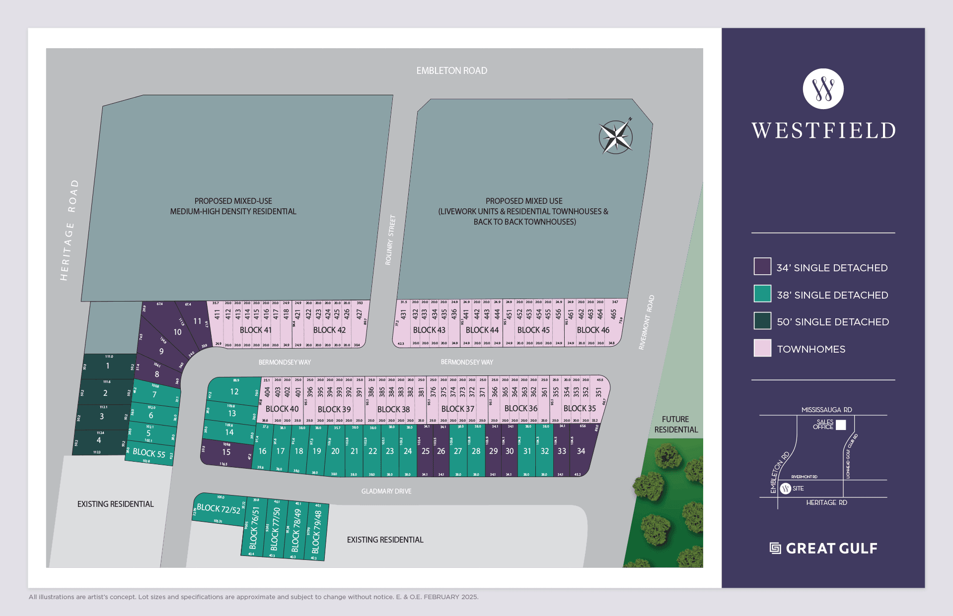Westfield BK1 site plan