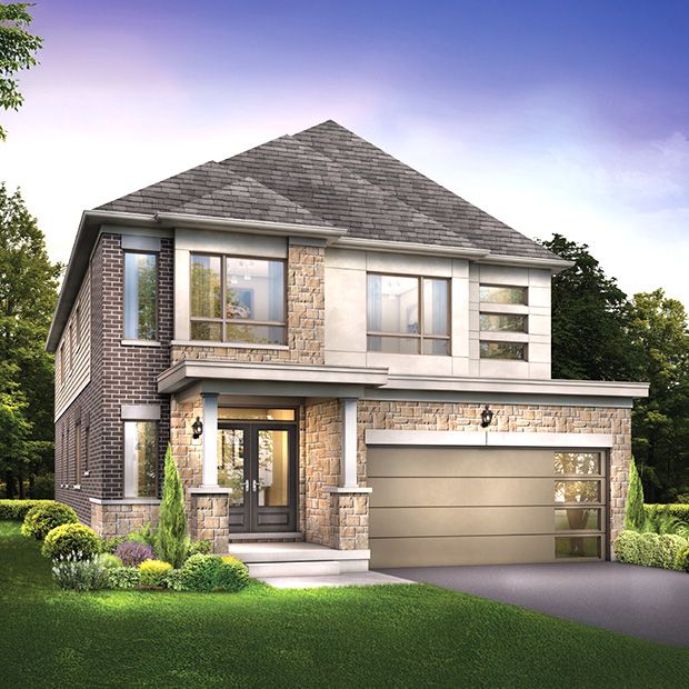 Rendering of the The Georgian floorplan