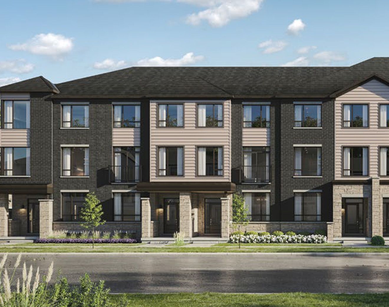  Featured elevation rendering of the The Grove floorplan