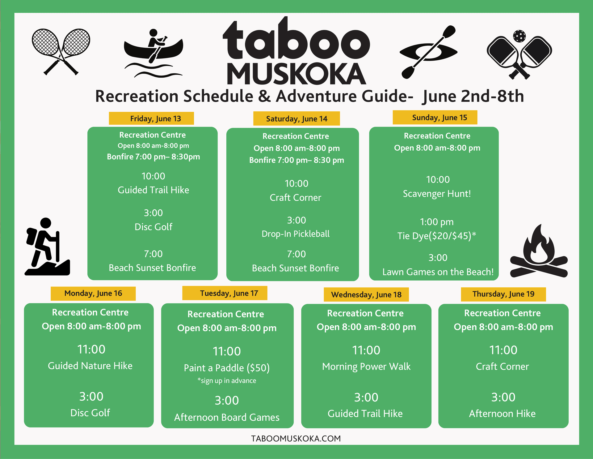 Recreation Activities