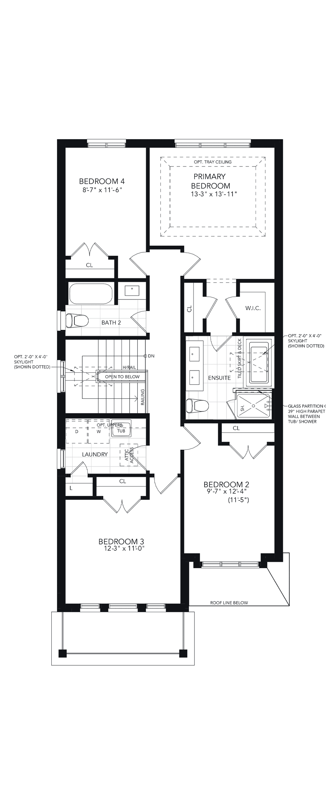 Second Floor Architectural blackline