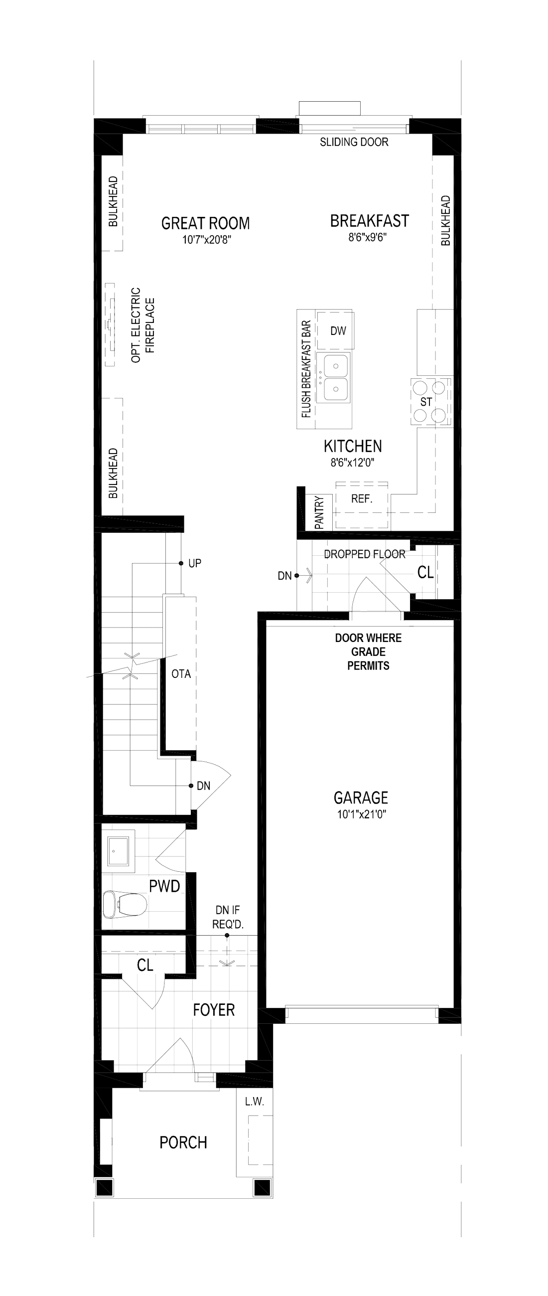 Ground Floor Architectural blackline