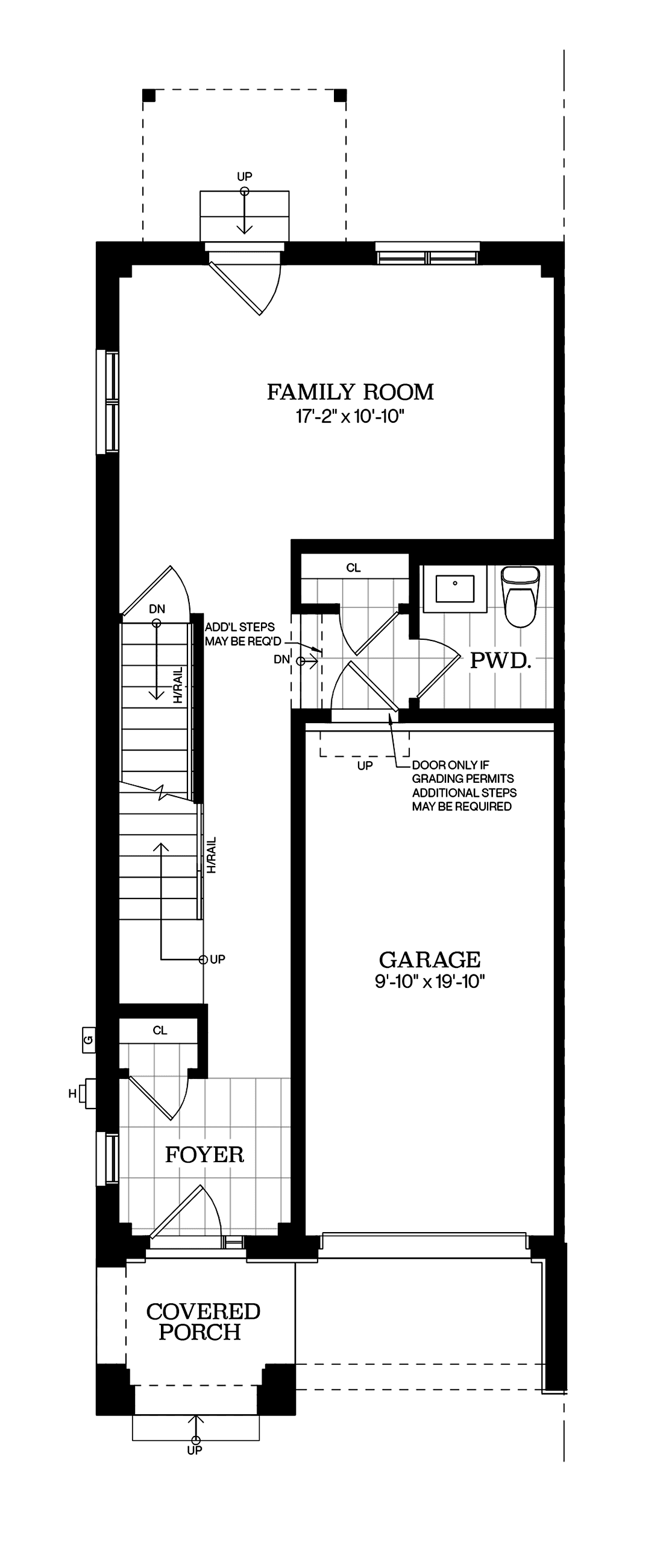 Lower Floor Architectural blackline