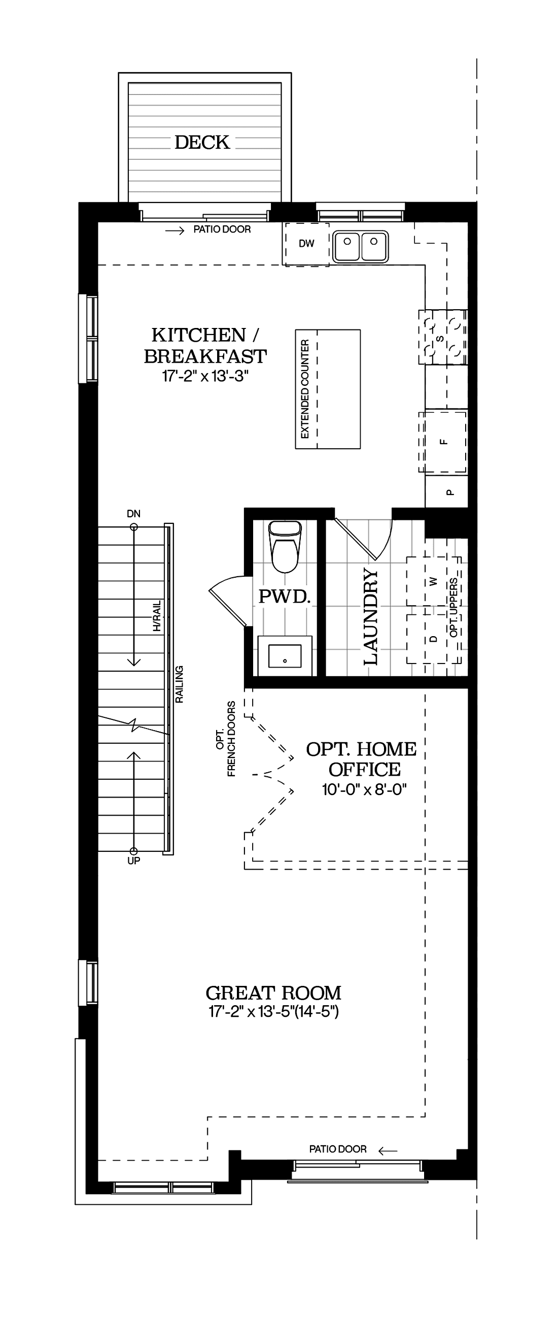 Main Floor Architectural blackline