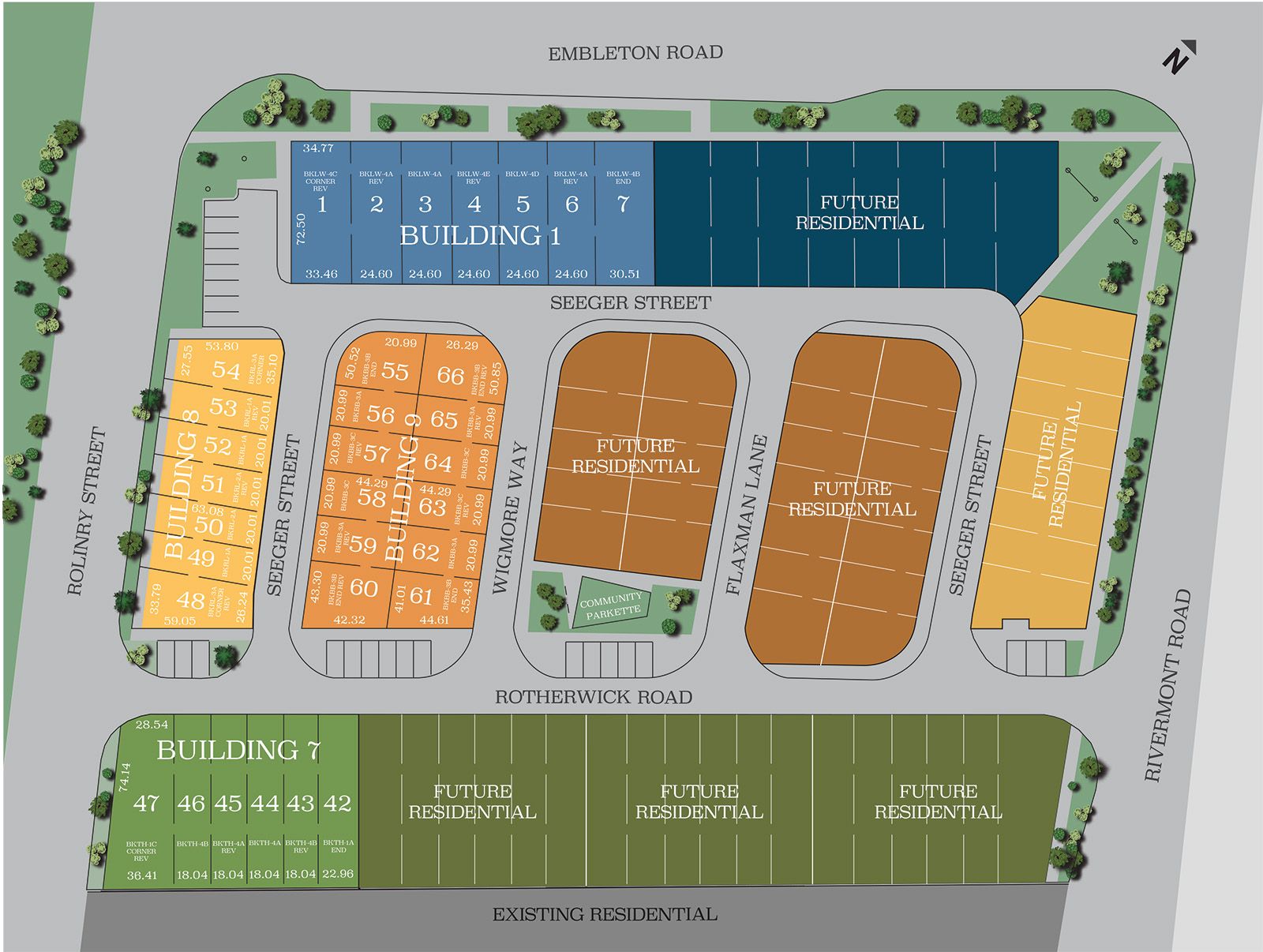 Westfield BK1 site plan