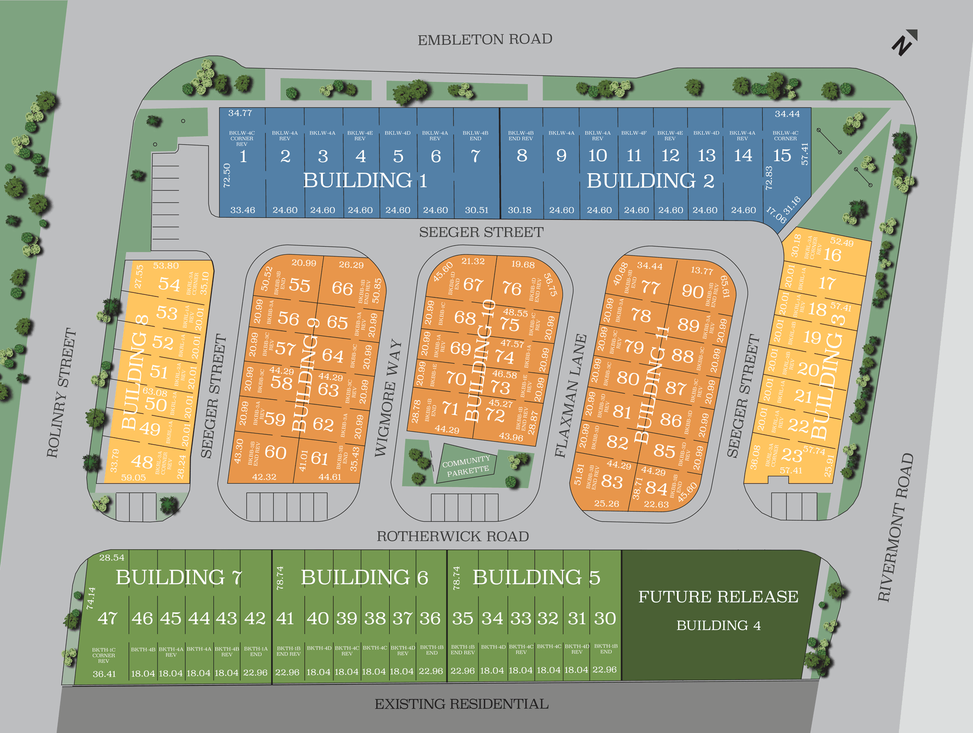 Westfield BK1 site plan