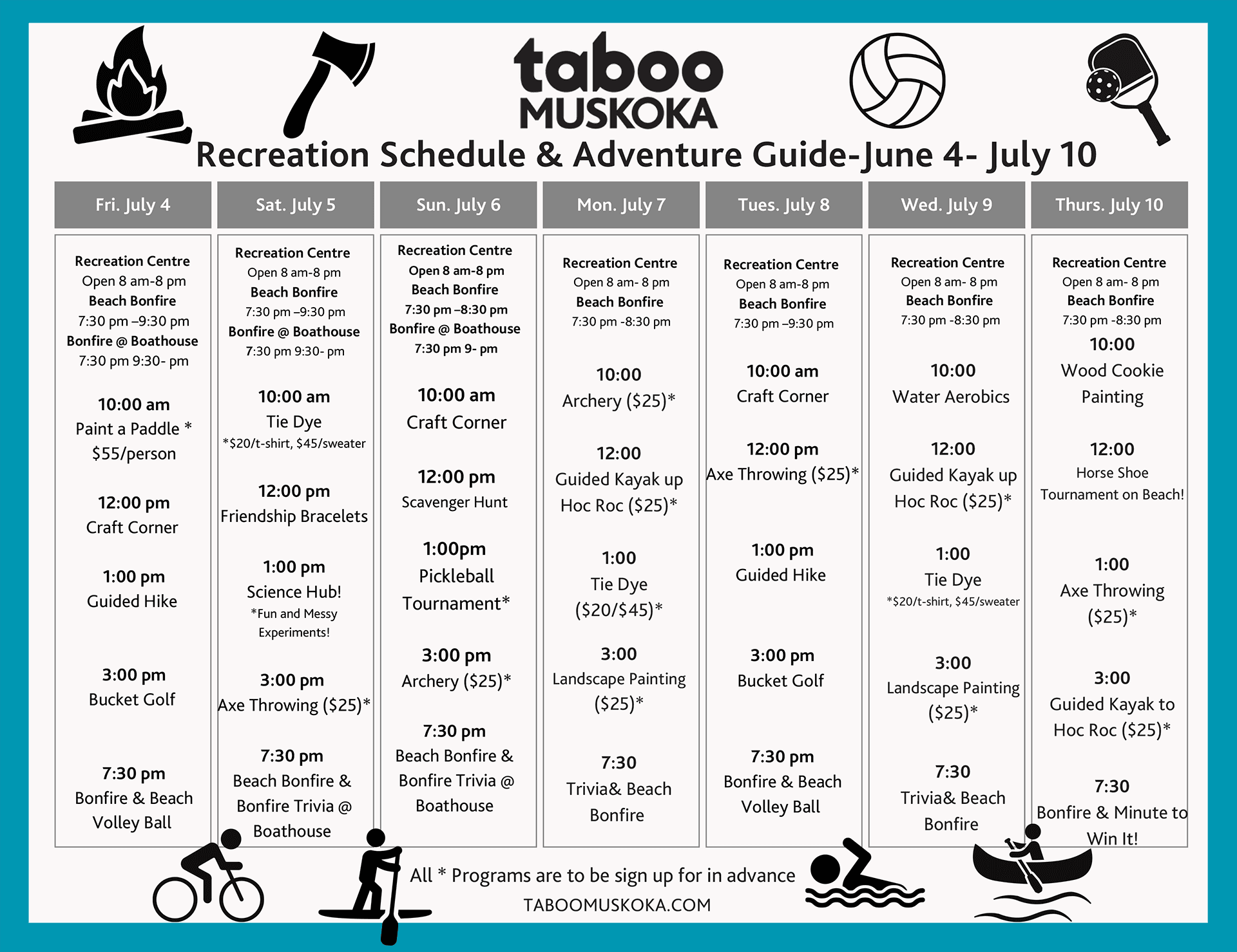 Recreation Activities