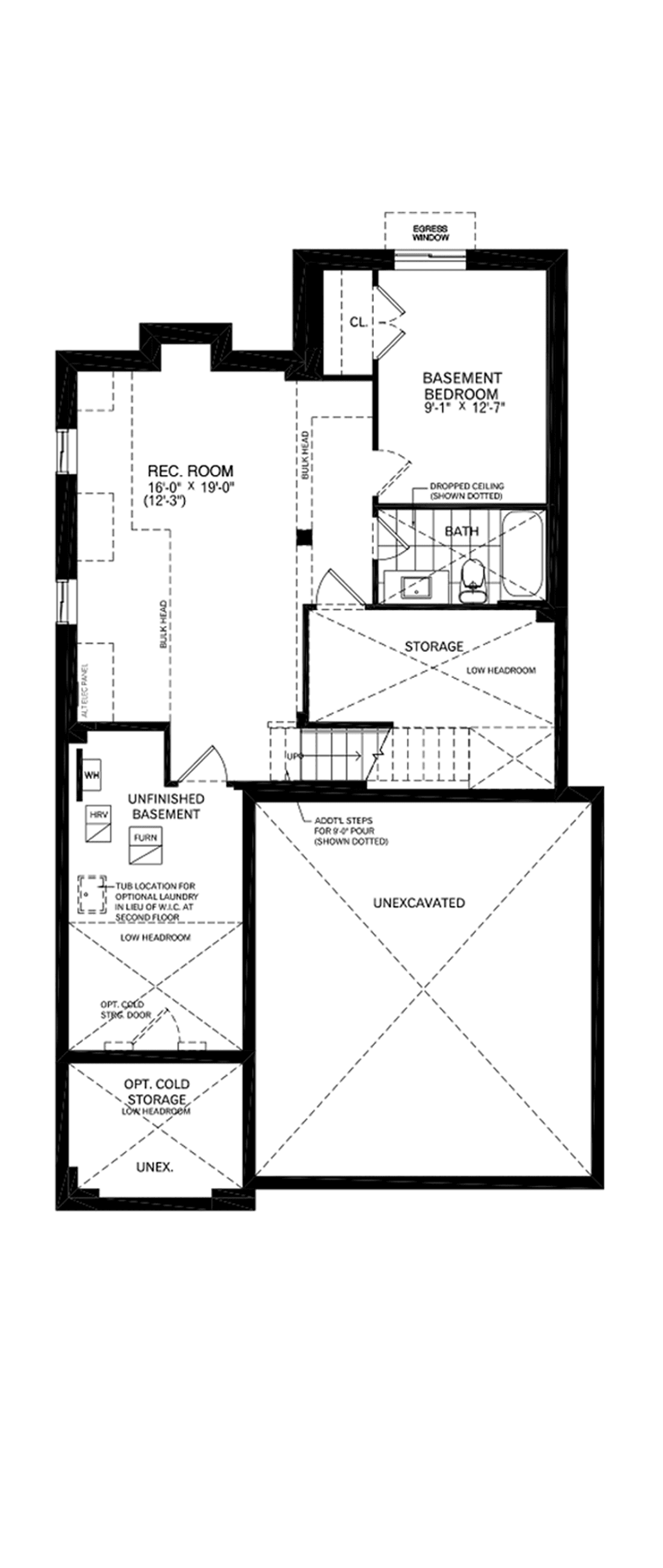 Basement - Full House Edition Architectural blackline