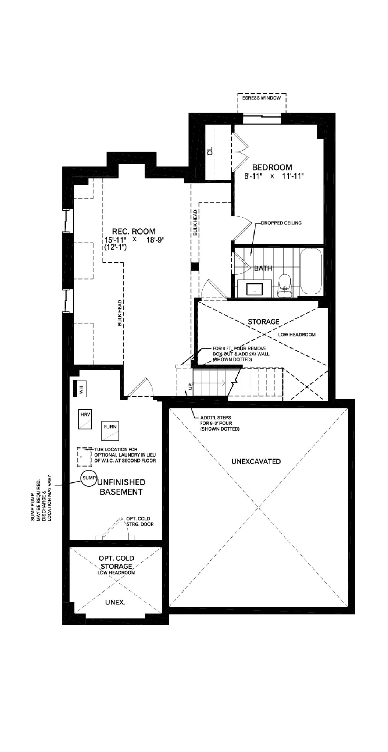 Basement Architectural blackline