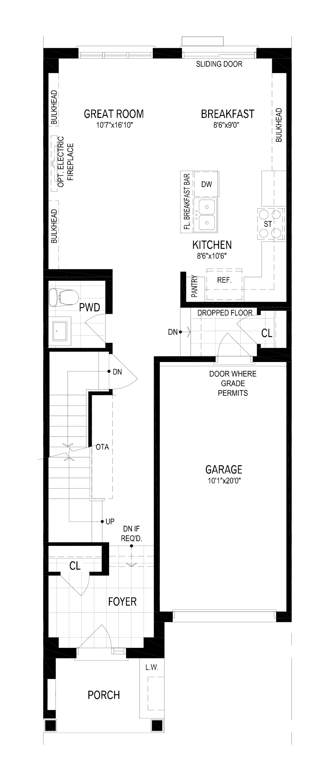 Ground Floor Architectural blackline