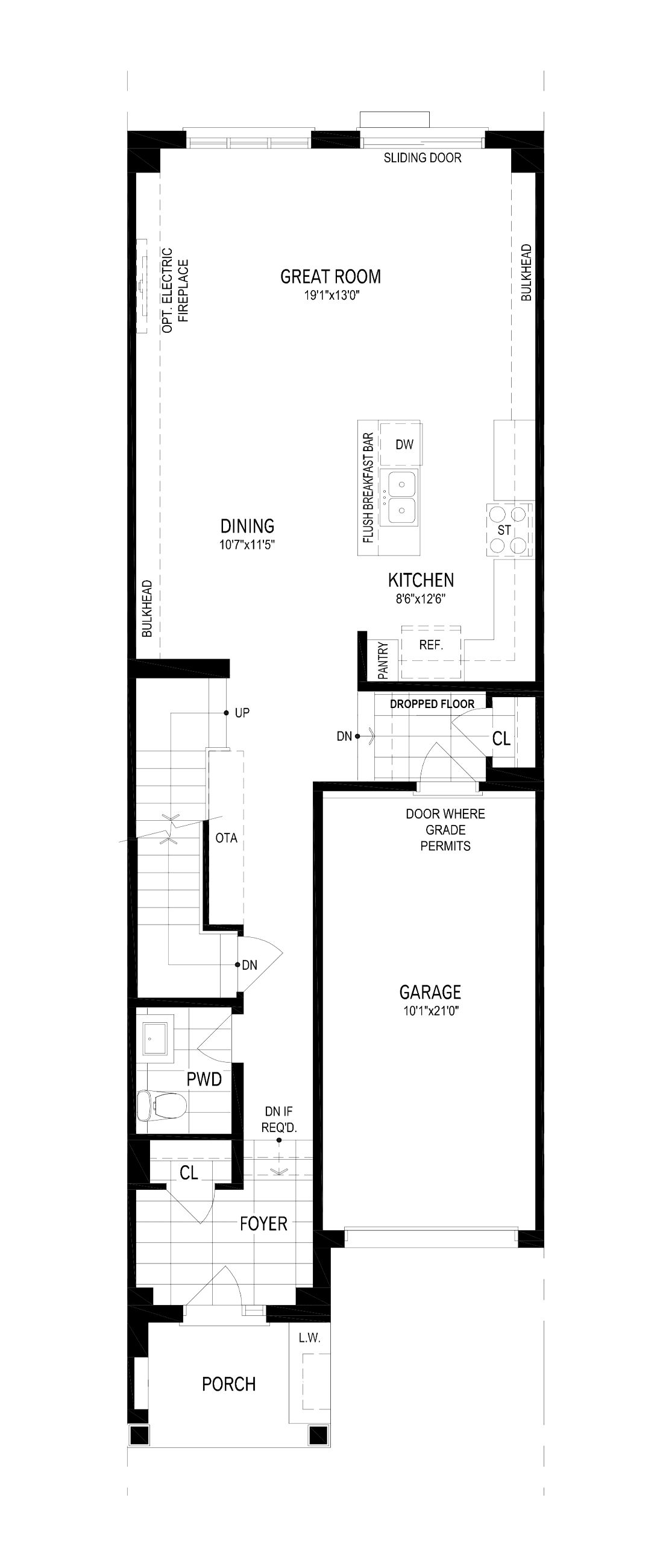 Ground Floor Architectural blackline