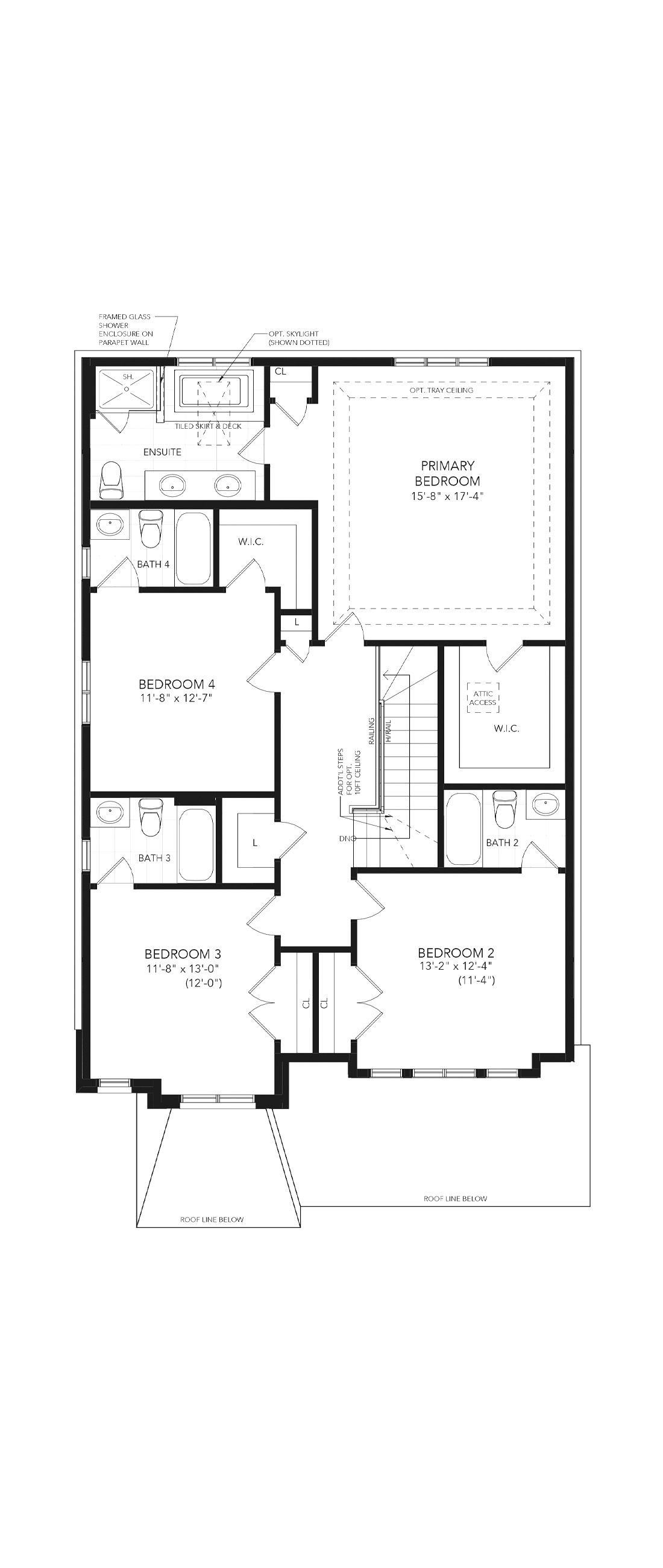 Second Floor Architectural blackline
