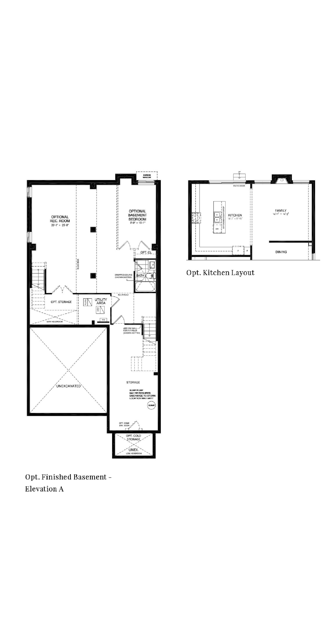 Full House Selections Architectural blackline