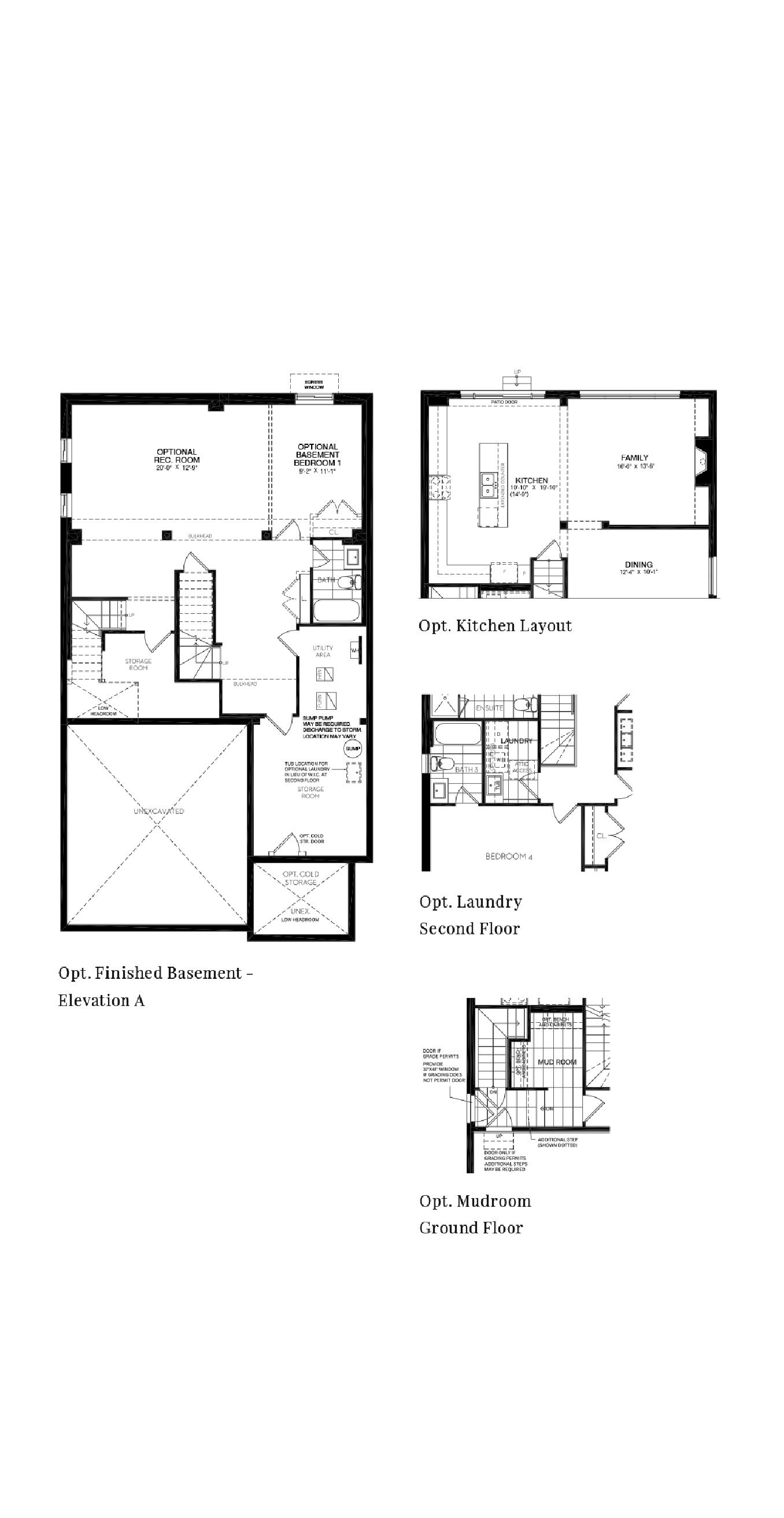 Full House Selections Architectural blackline