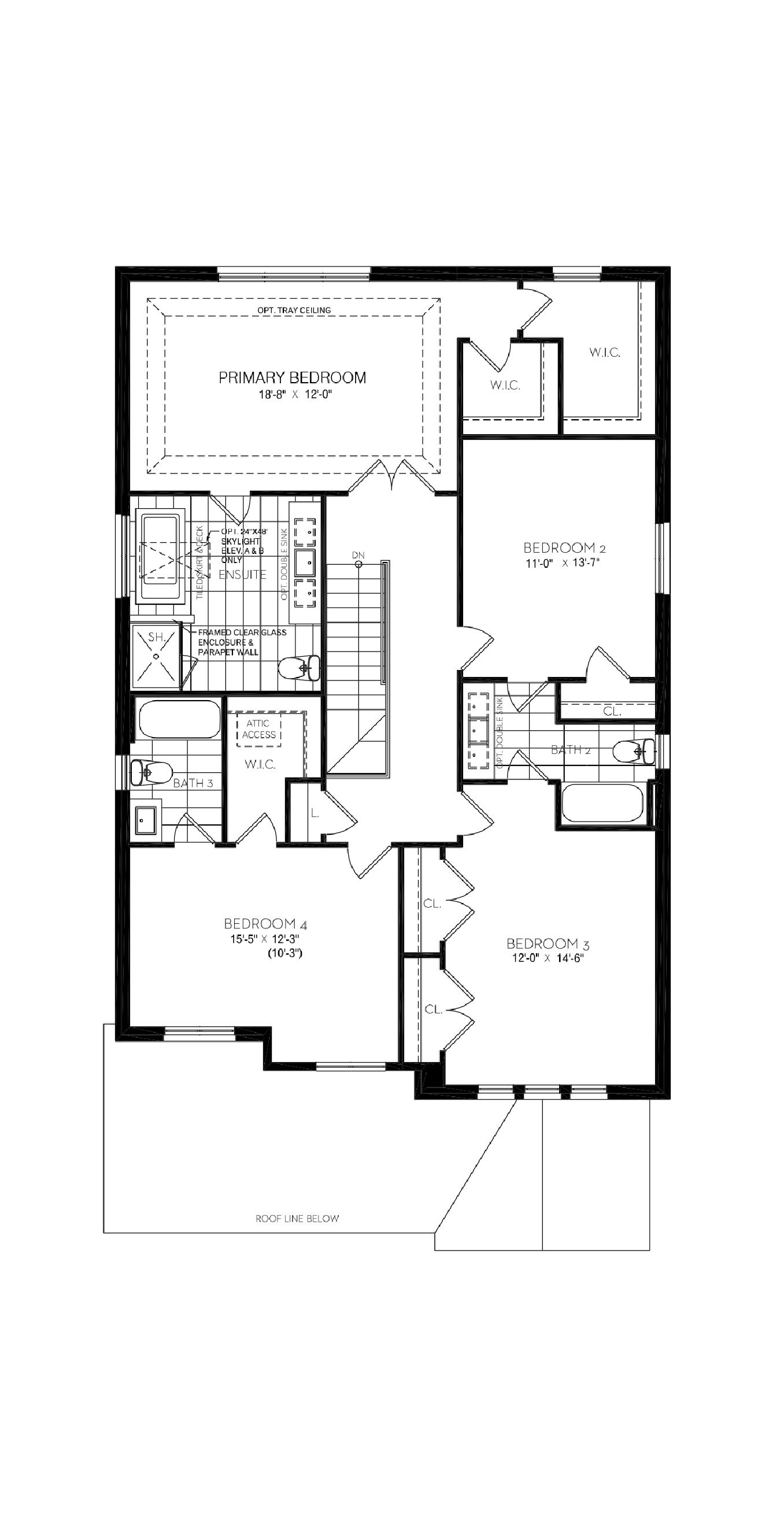 Second Floor Architectural blackline