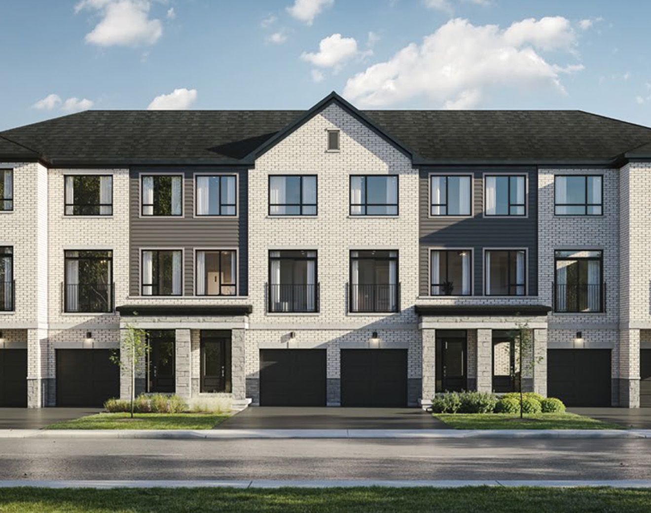  Featured elevation rendering of the The Vale floorplan