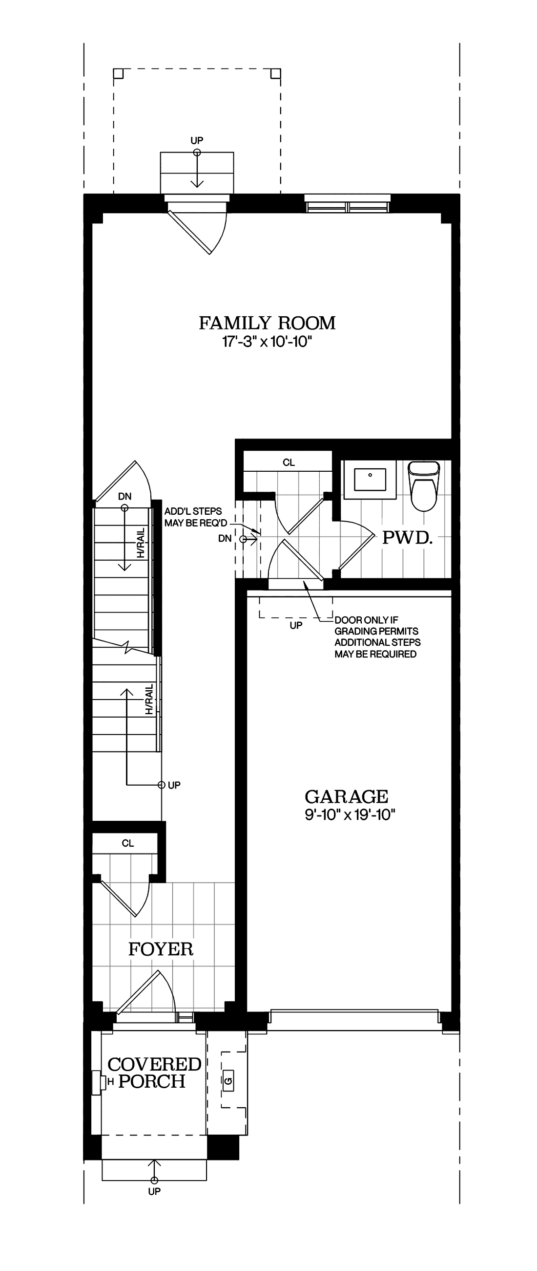 Lower Floor Architectural blackline