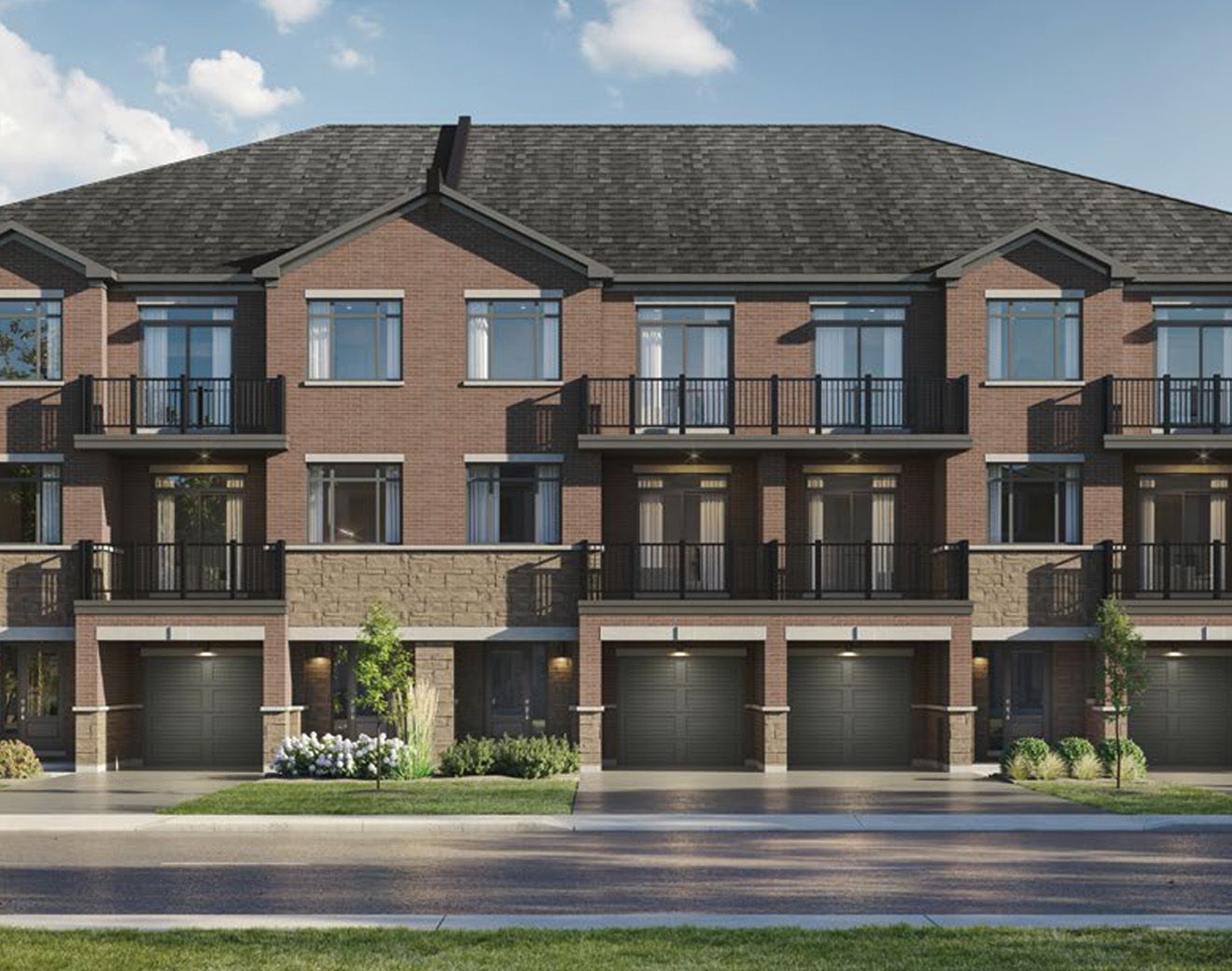  Featured elevation rendering of the The Willows floorplan