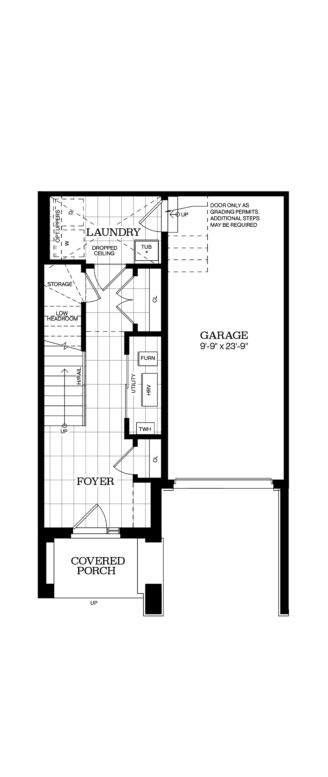 Lower Floor Architectural blackline