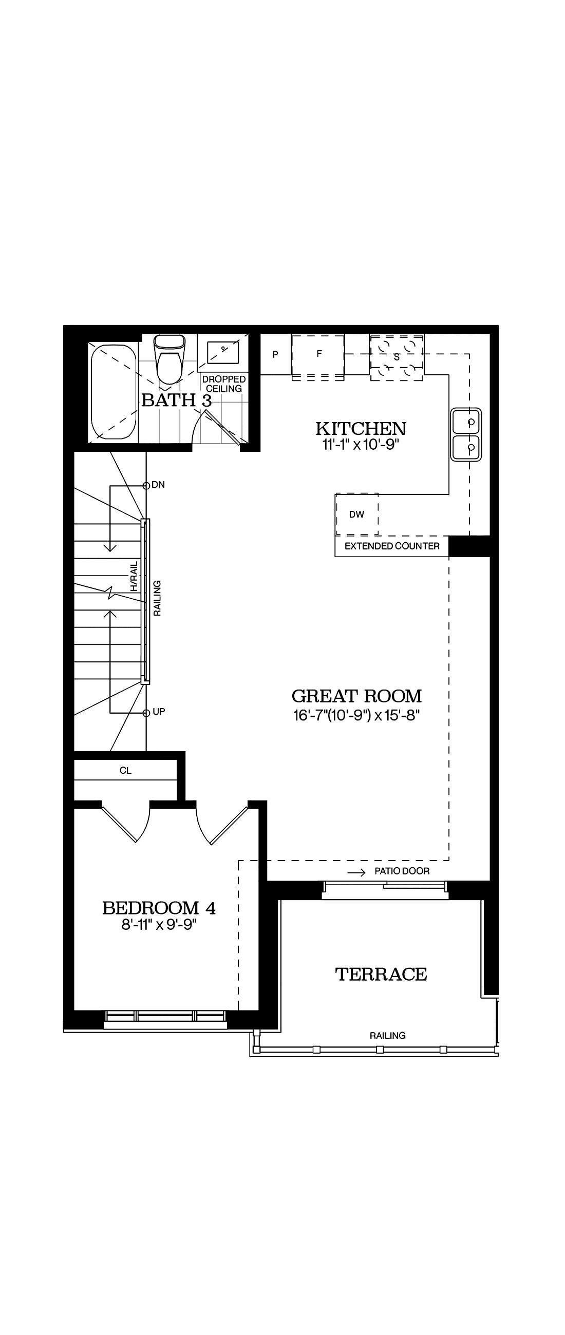 Main Floor Architectural blackline