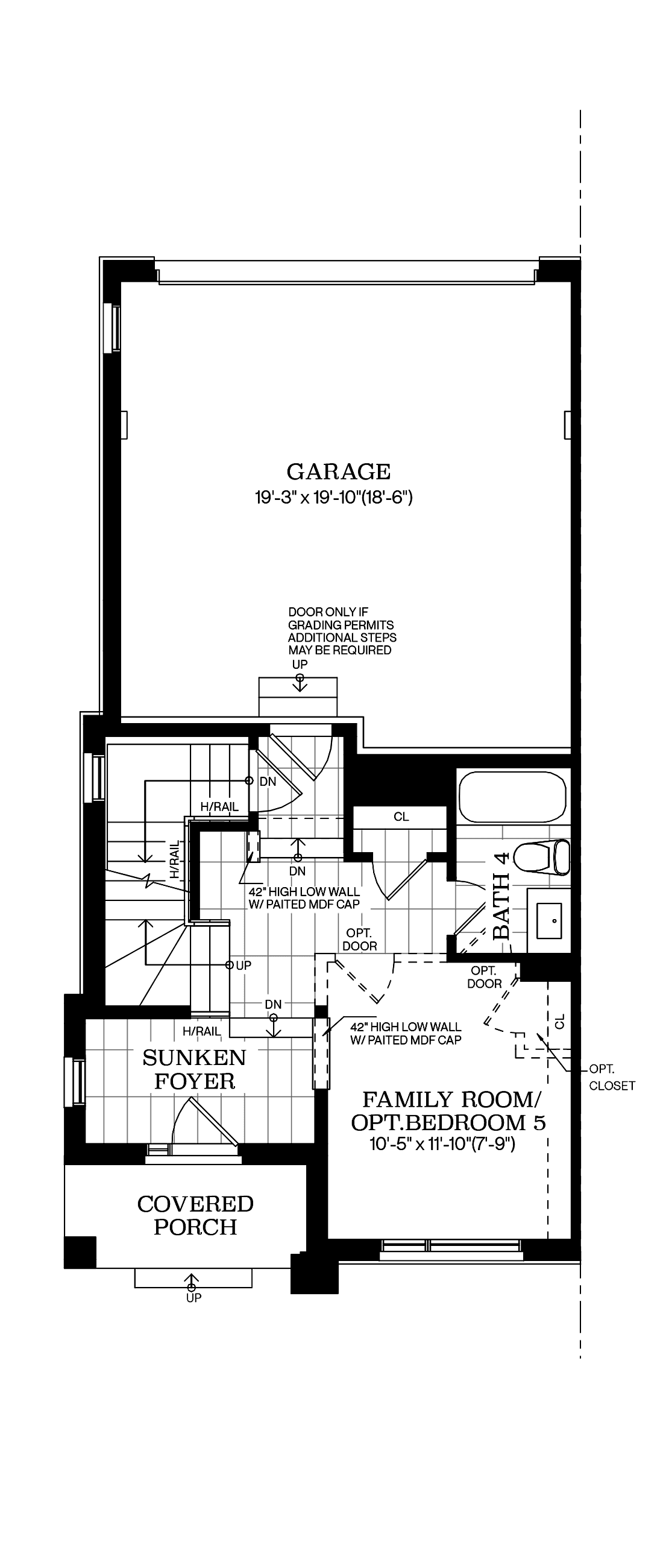 Ground Floor Architectural blackline