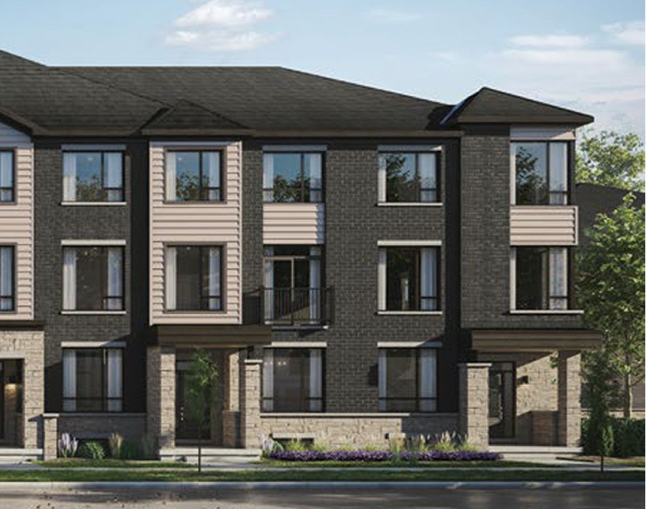  Featured elevation rendering of the The Woodland floorplan