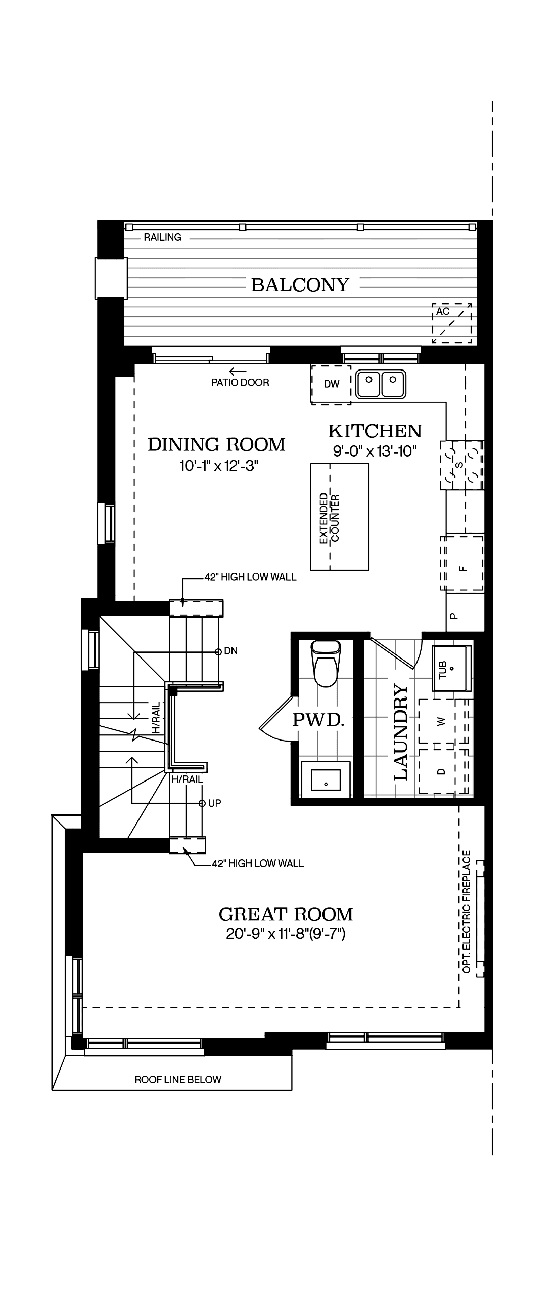 Main Floor Architectural blackline
