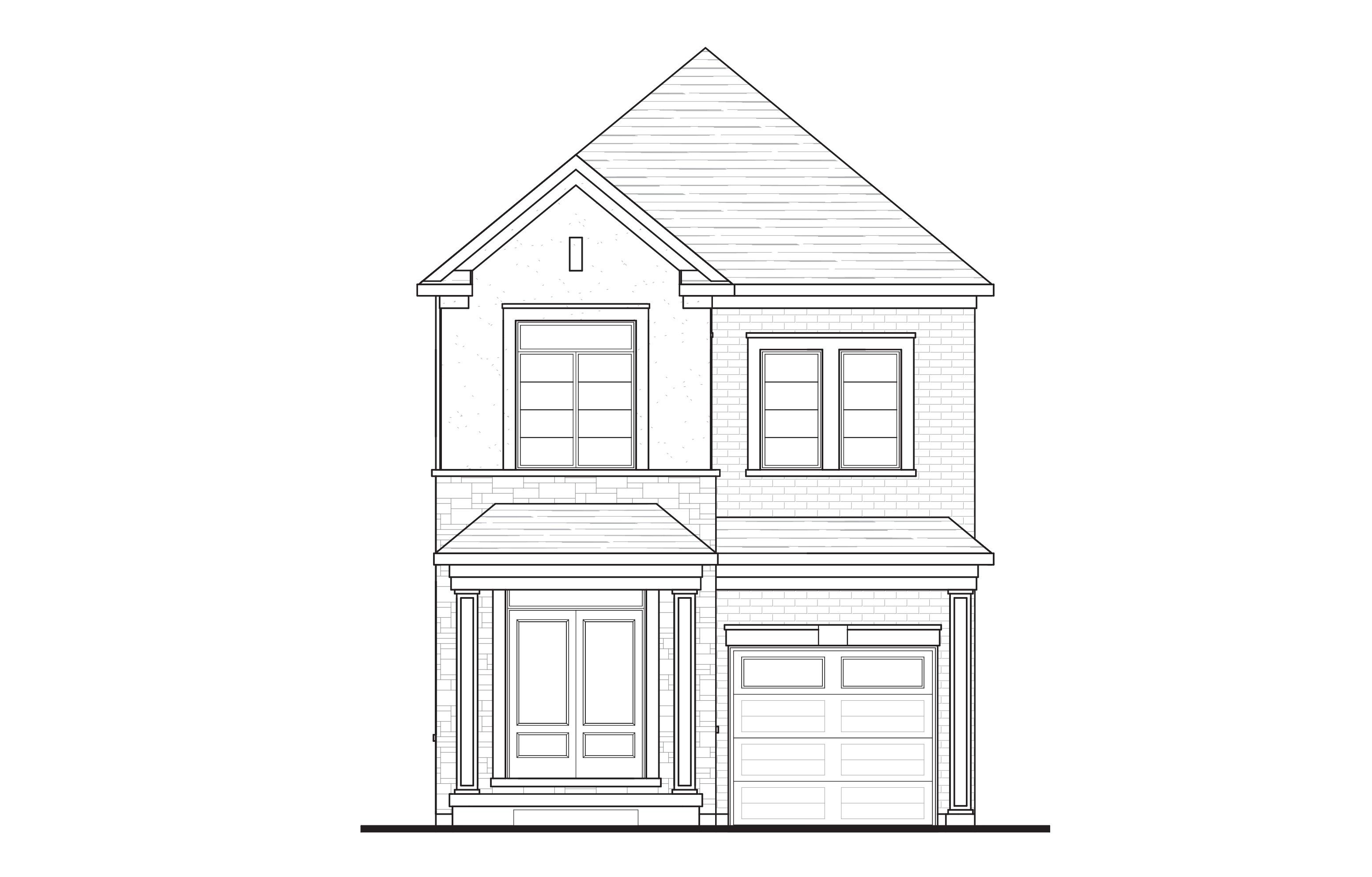  Featured elevation rendering of the The Yale floorplan