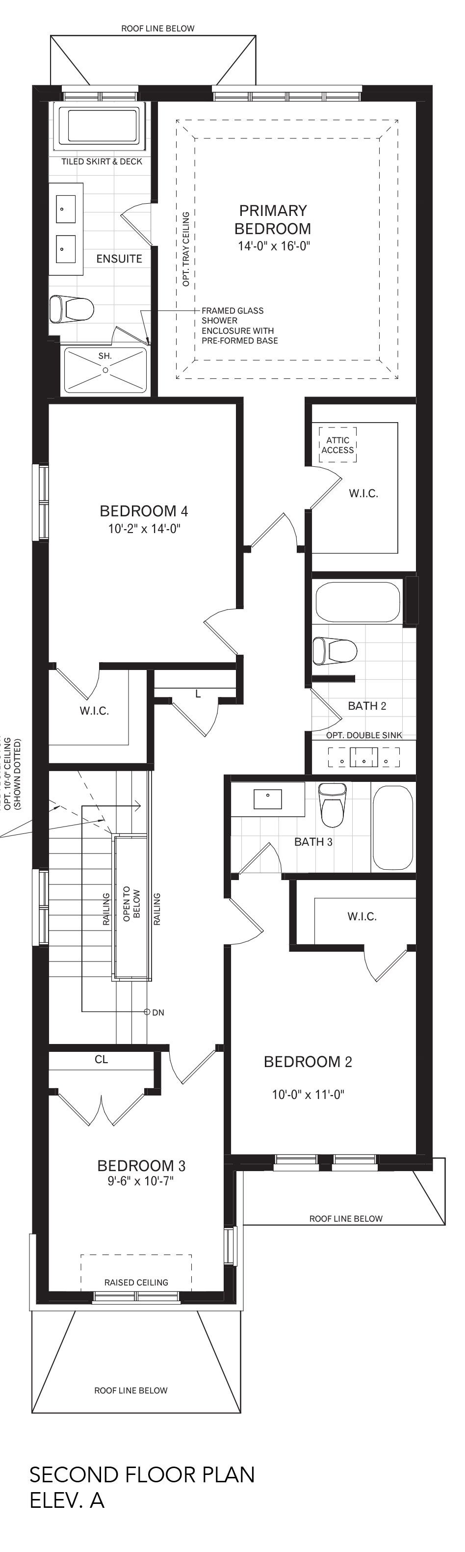 Second Floor Architectural blackline