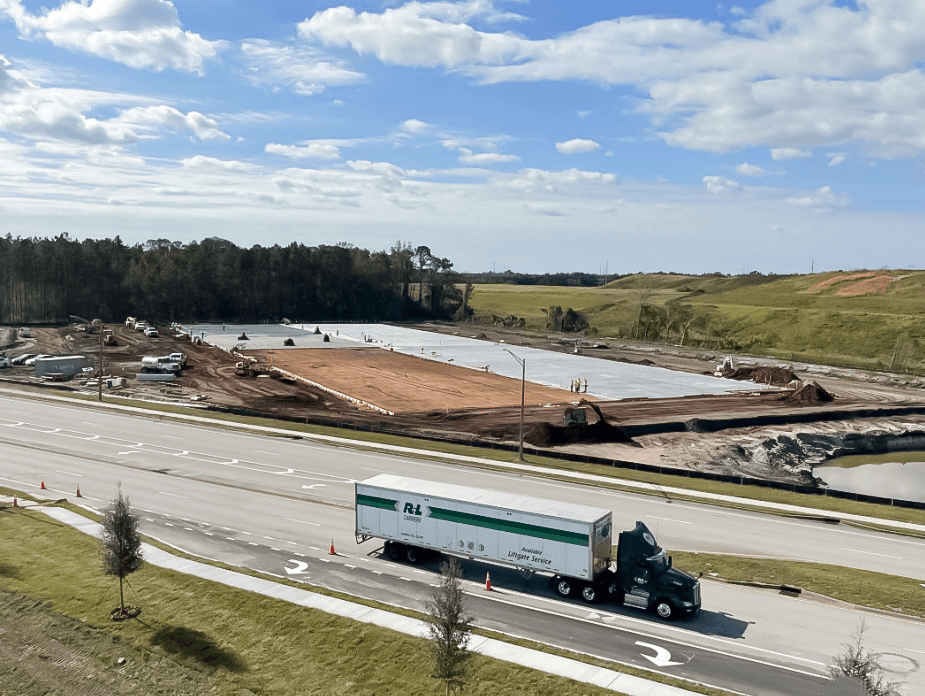 Construction is underway at First Westlake Logistics Park 